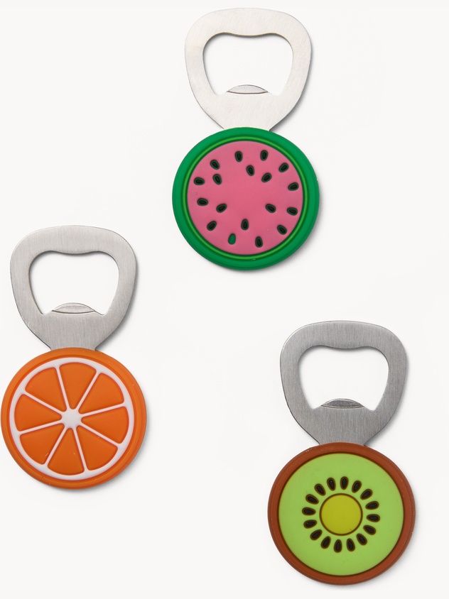 Fruit-Shaped Silicone Bottle Opener - Introductory Price