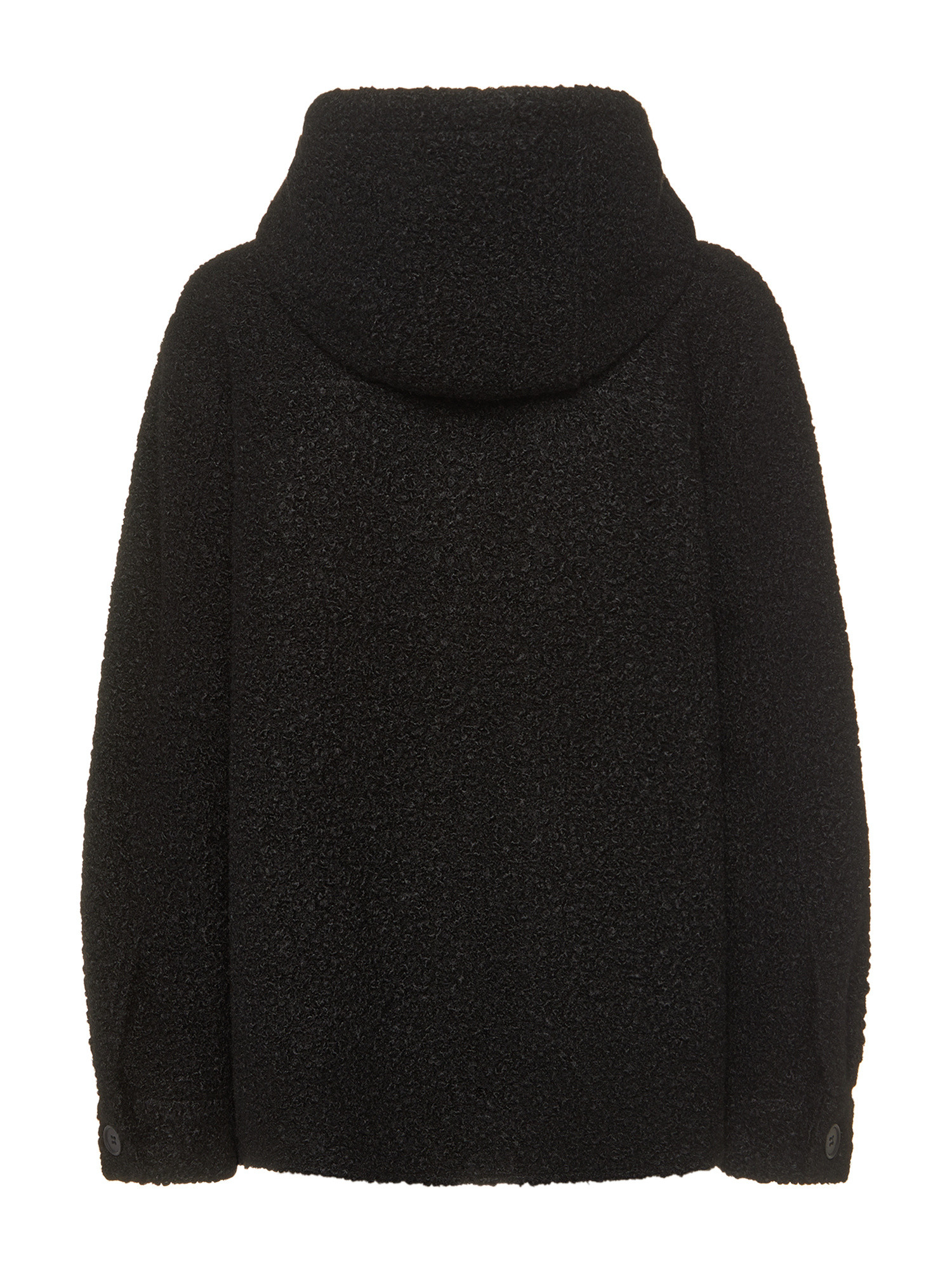 Koan - Short jacket with hood, Black, large image number 1