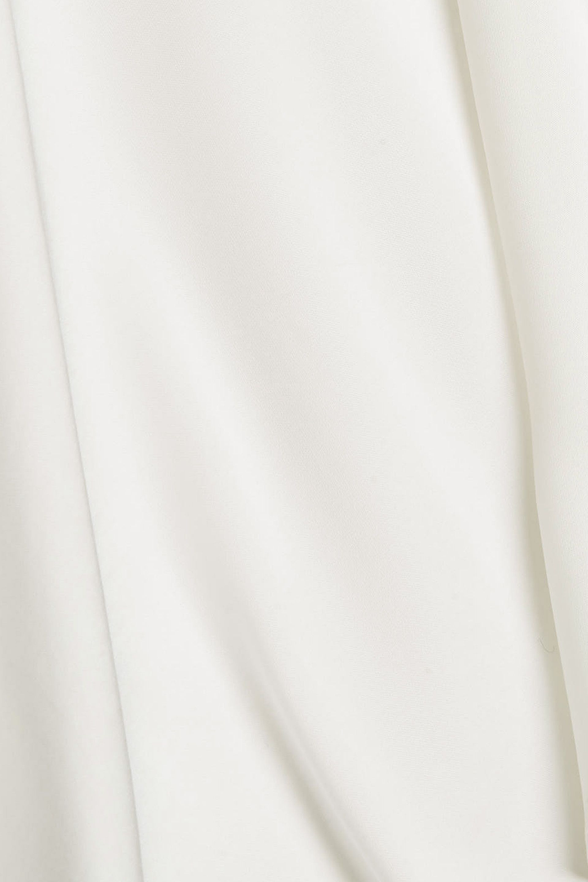 Blusa a maniche corte effetto seta, Bianco, large image number 3