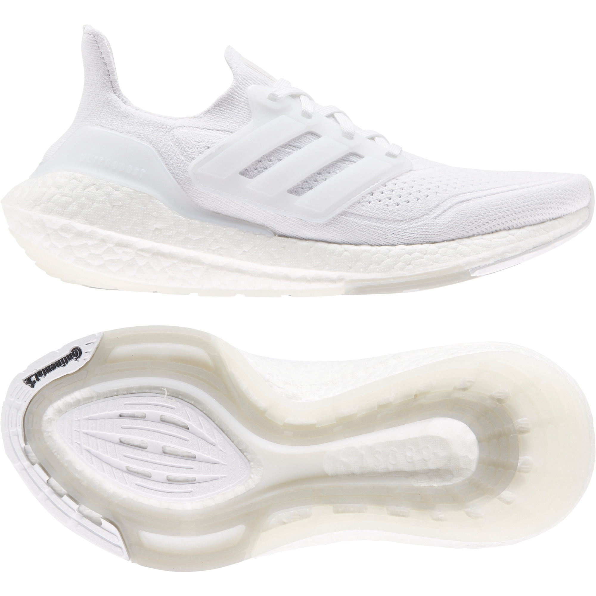Ultraboost 21 Shoes, White, large image number 8