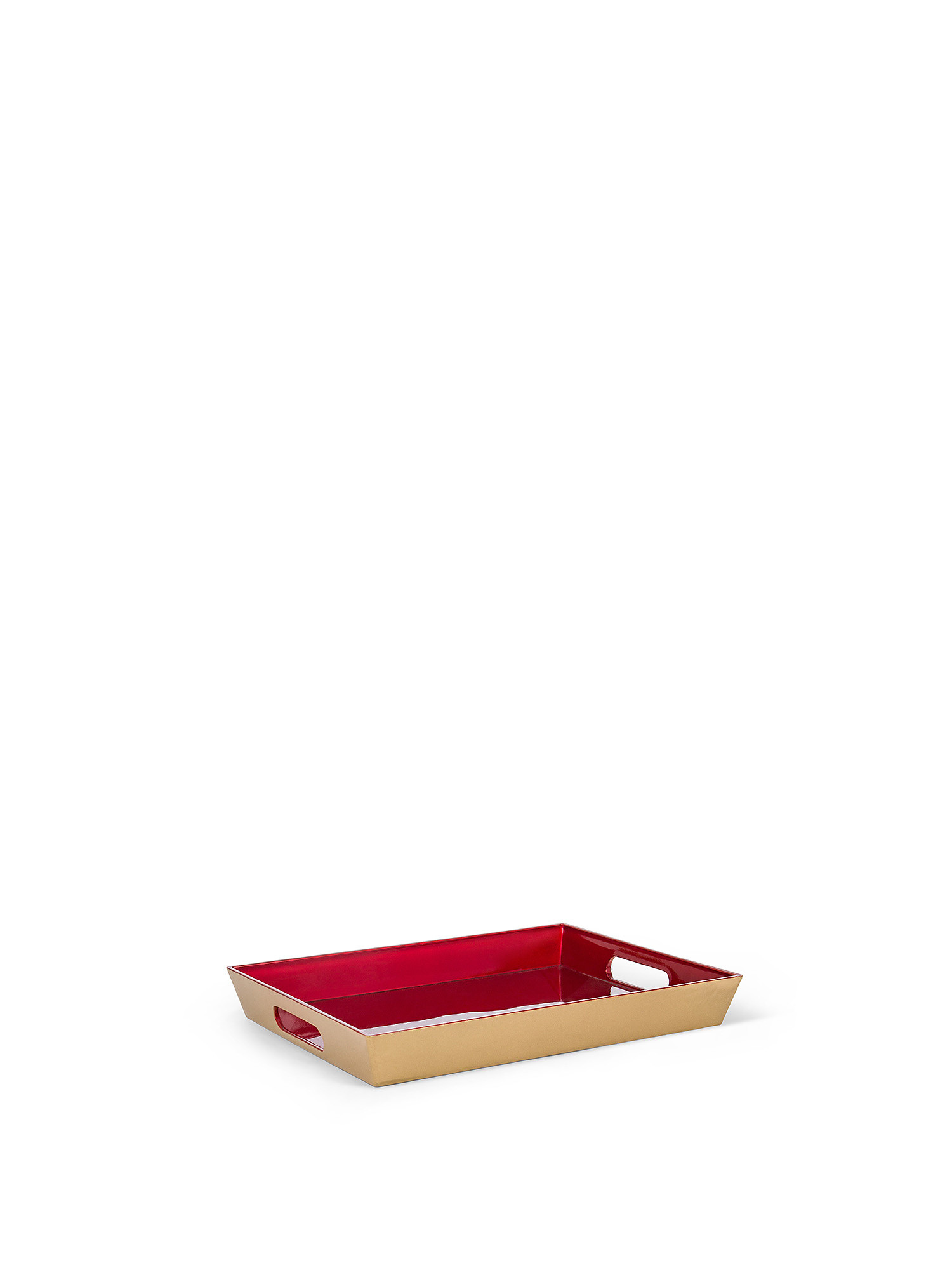 Solid color PVC tray, Red, large image number 0