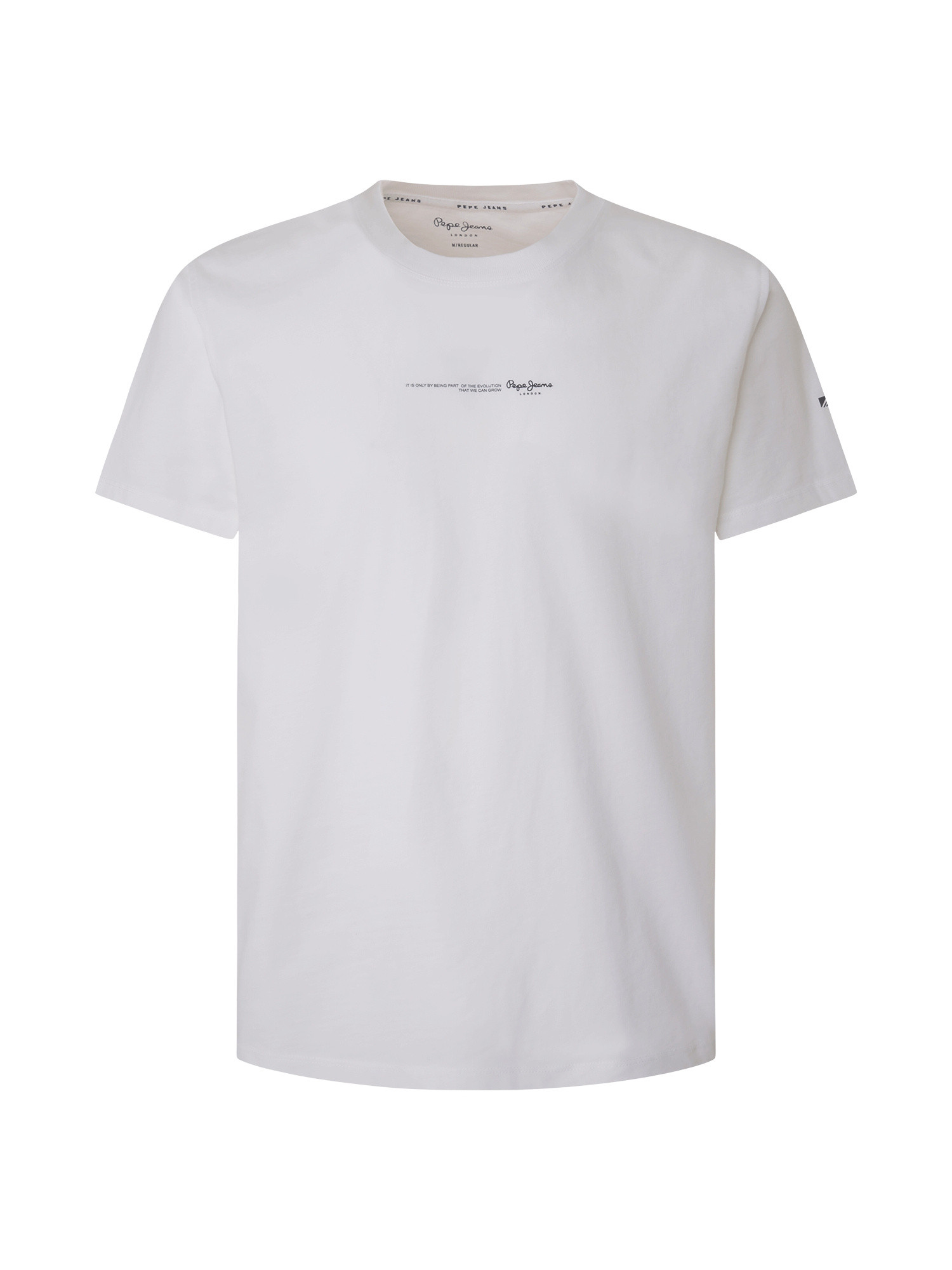Pepe Jeans - Cotton T-shirt with lettering, White, large image number 0