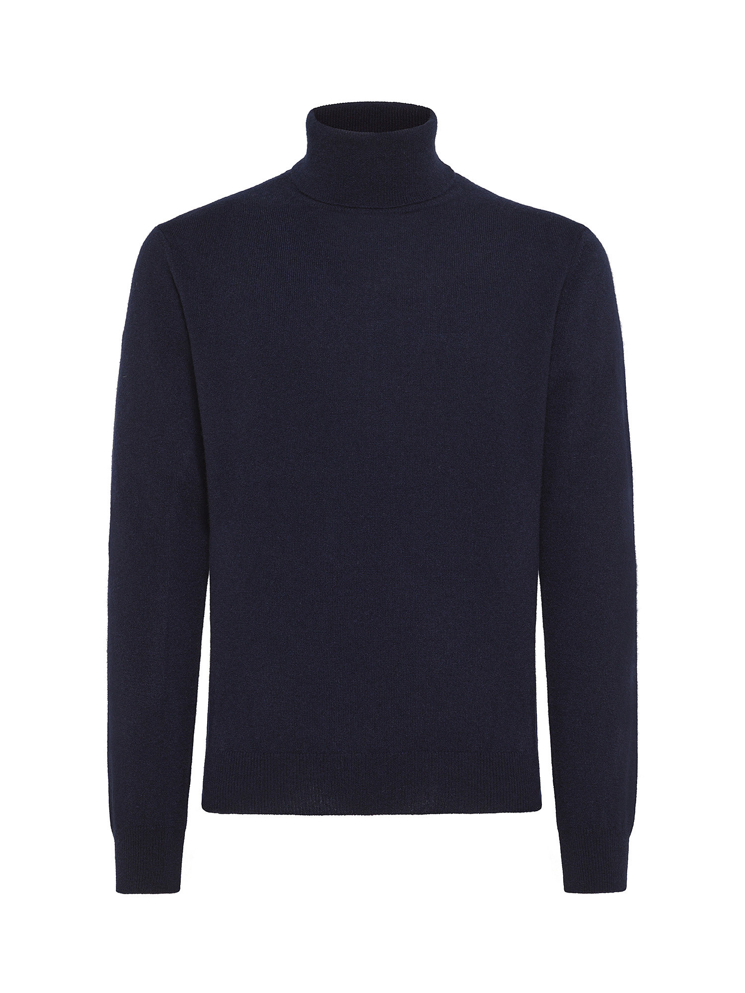 Coin Cashmere - Turtleneck in pure cashmere, Dark Blue, large image number 0