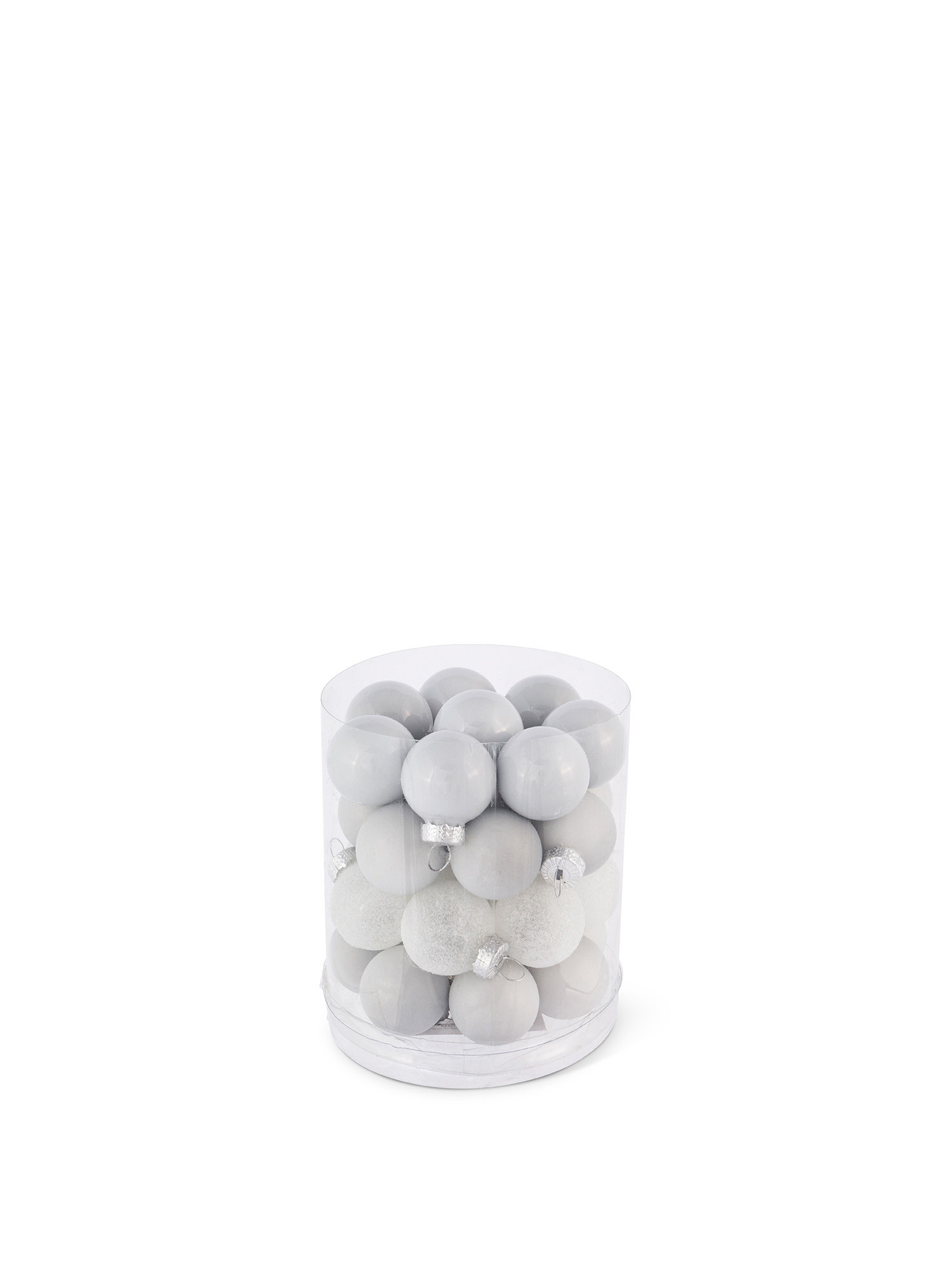 Set 32 glass spheres, White, large image number 0