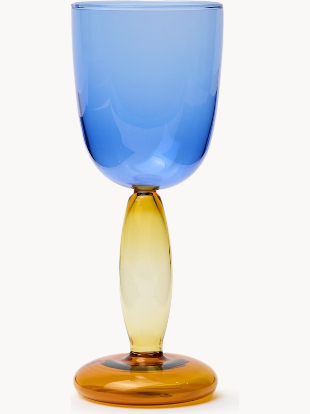 Borosilicate glass goblet