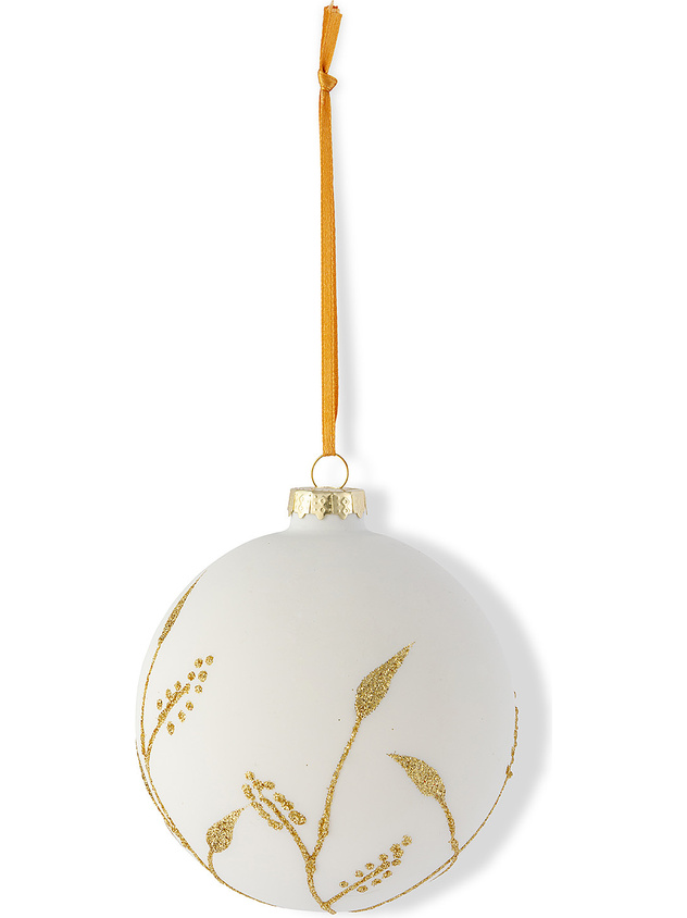 Palline Di Natale In Vetro Dipinte A Mano Palline di Natale: eleganti, grandi, in vetro dipinte a mano - Coin
