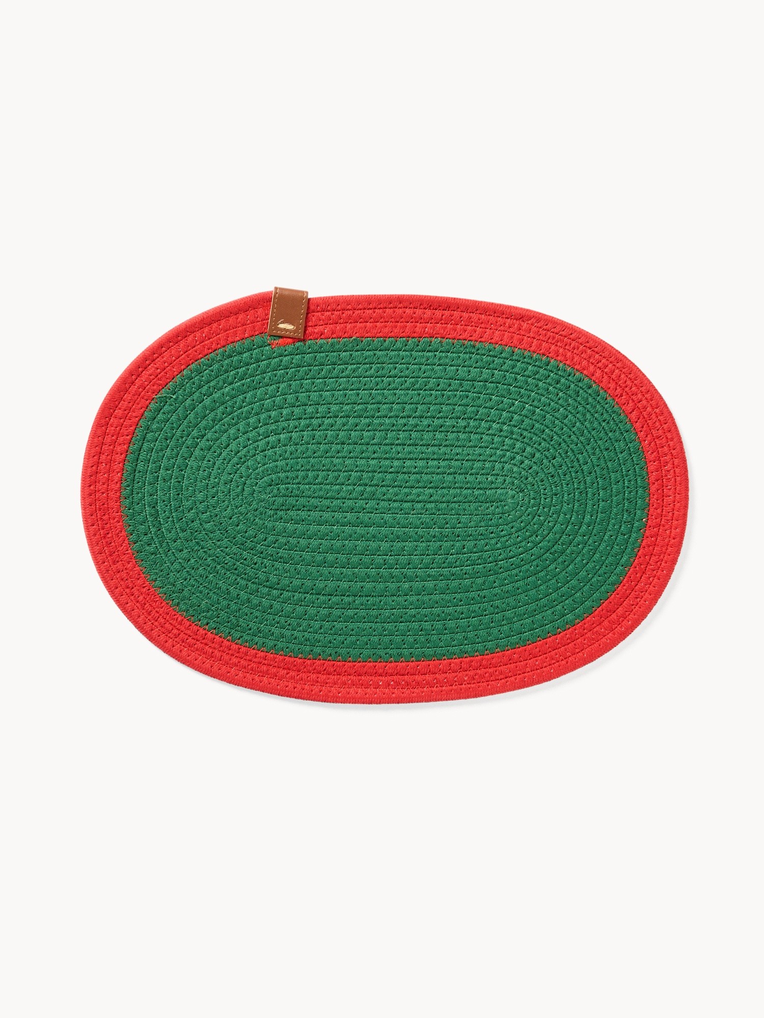 Oval two-tone placemat, Multicolor, large image number 0
