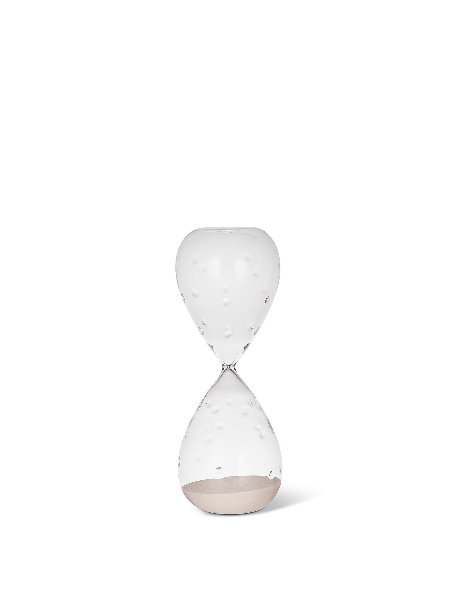 Hourglass in colored sand glass, Transparent, large image number 0