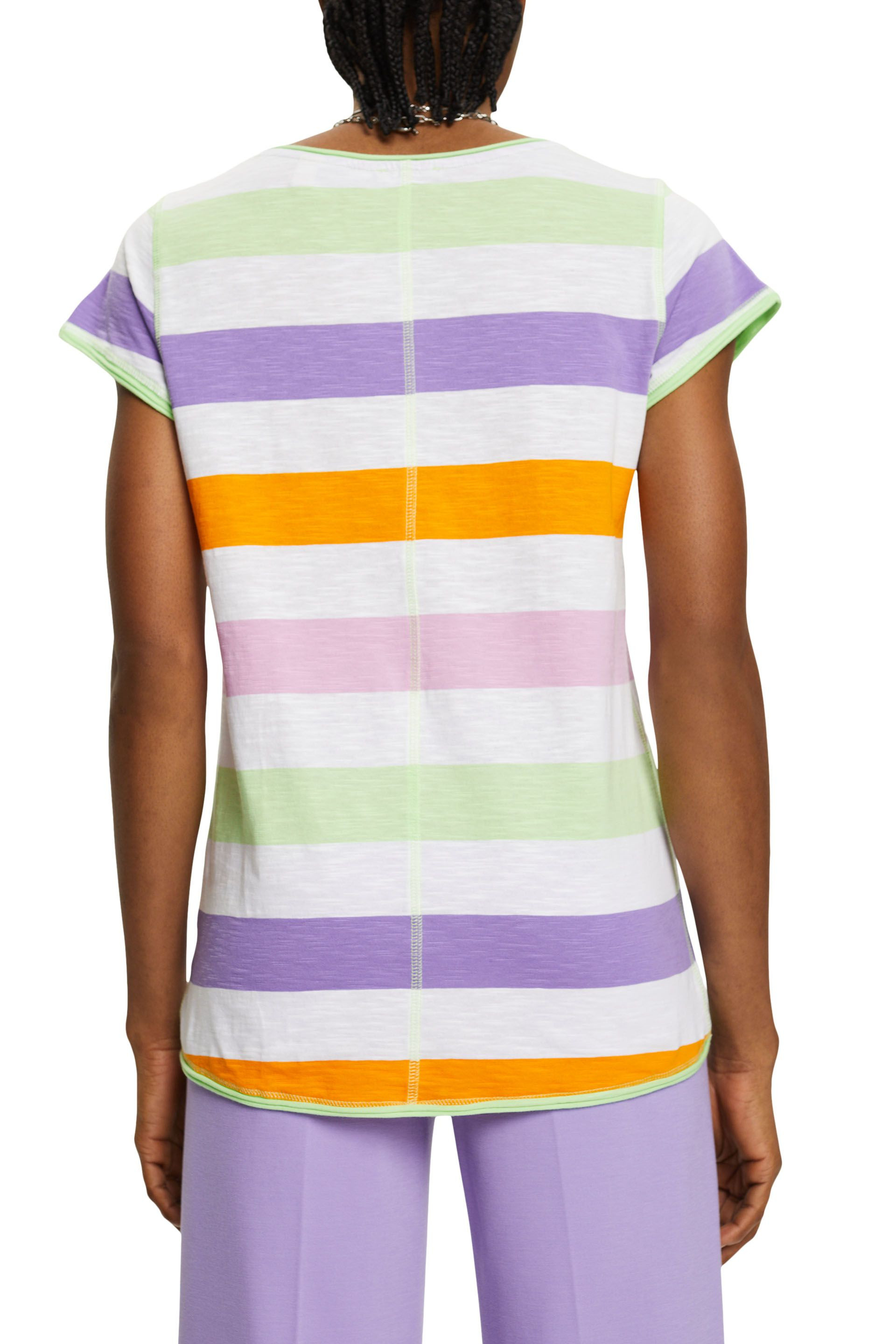 Esprit - Striped T-Shirt, Multicolor, large image number 3