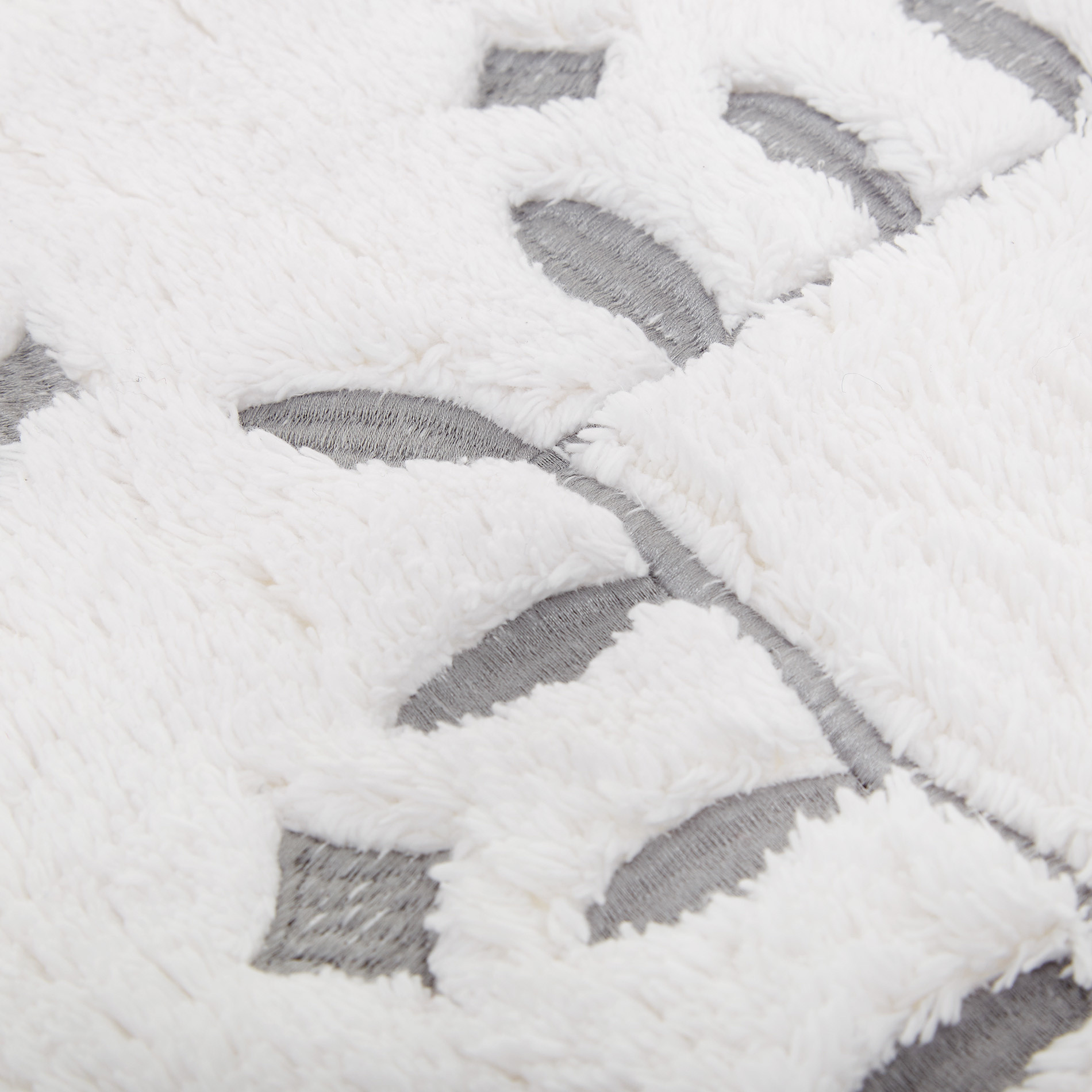 Pure cotton bath mat, White, large image number 1