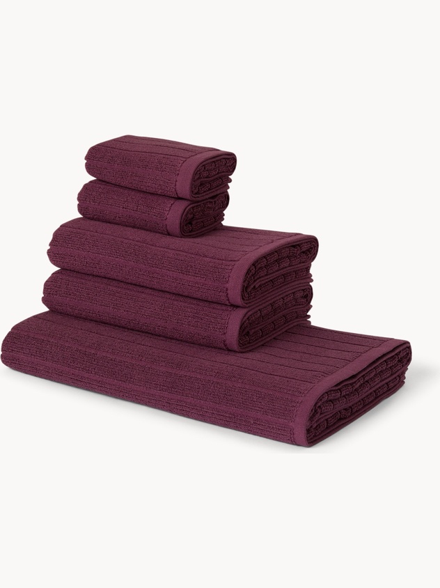 Set of 5 Pure Cotton Towels - Discounted Price