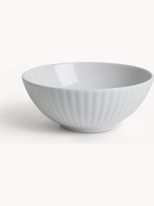 Country chic porcelain salad bowl