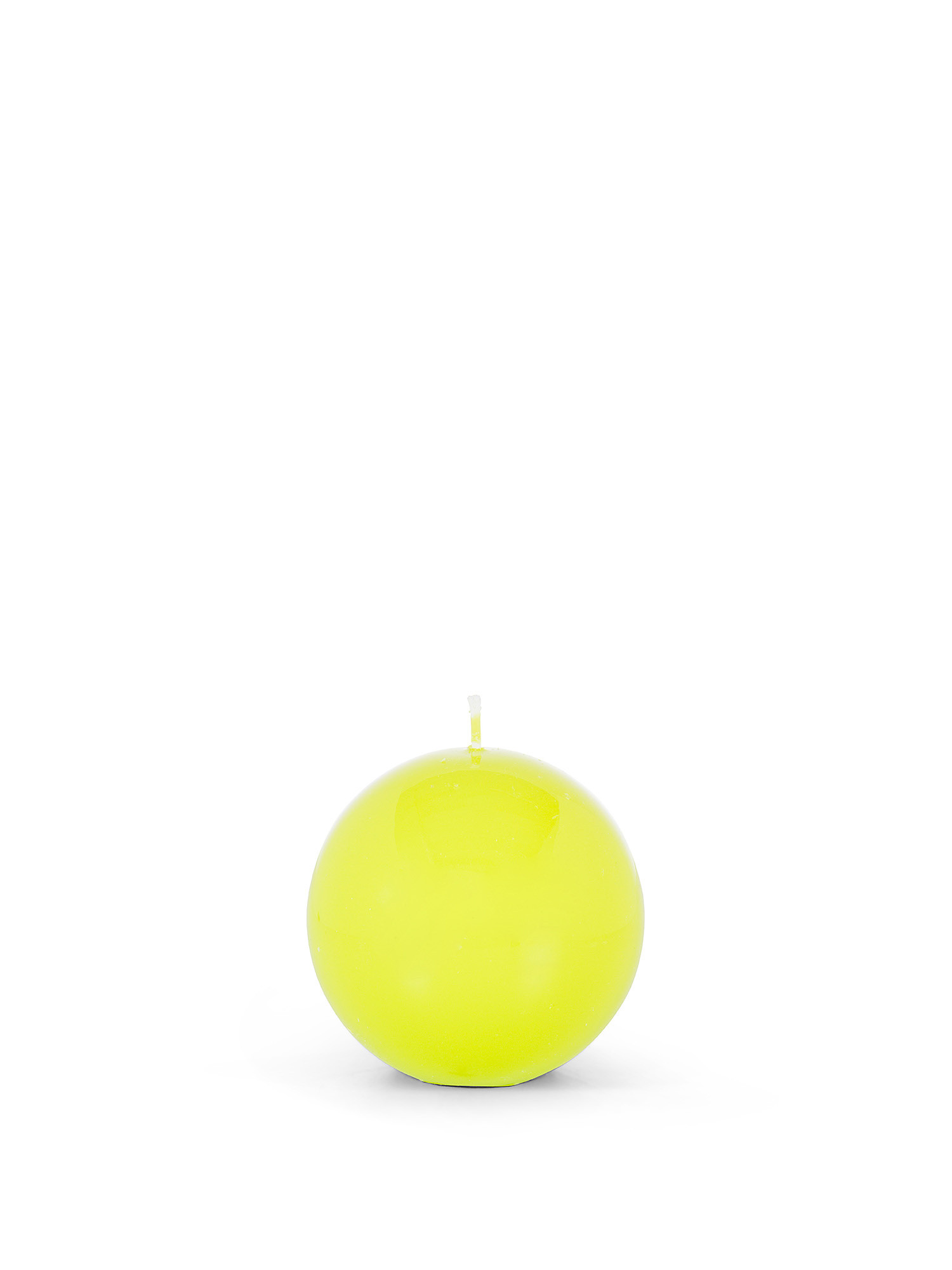 Candela a sfera in cera di paraffina, Verde lime, large image number 0