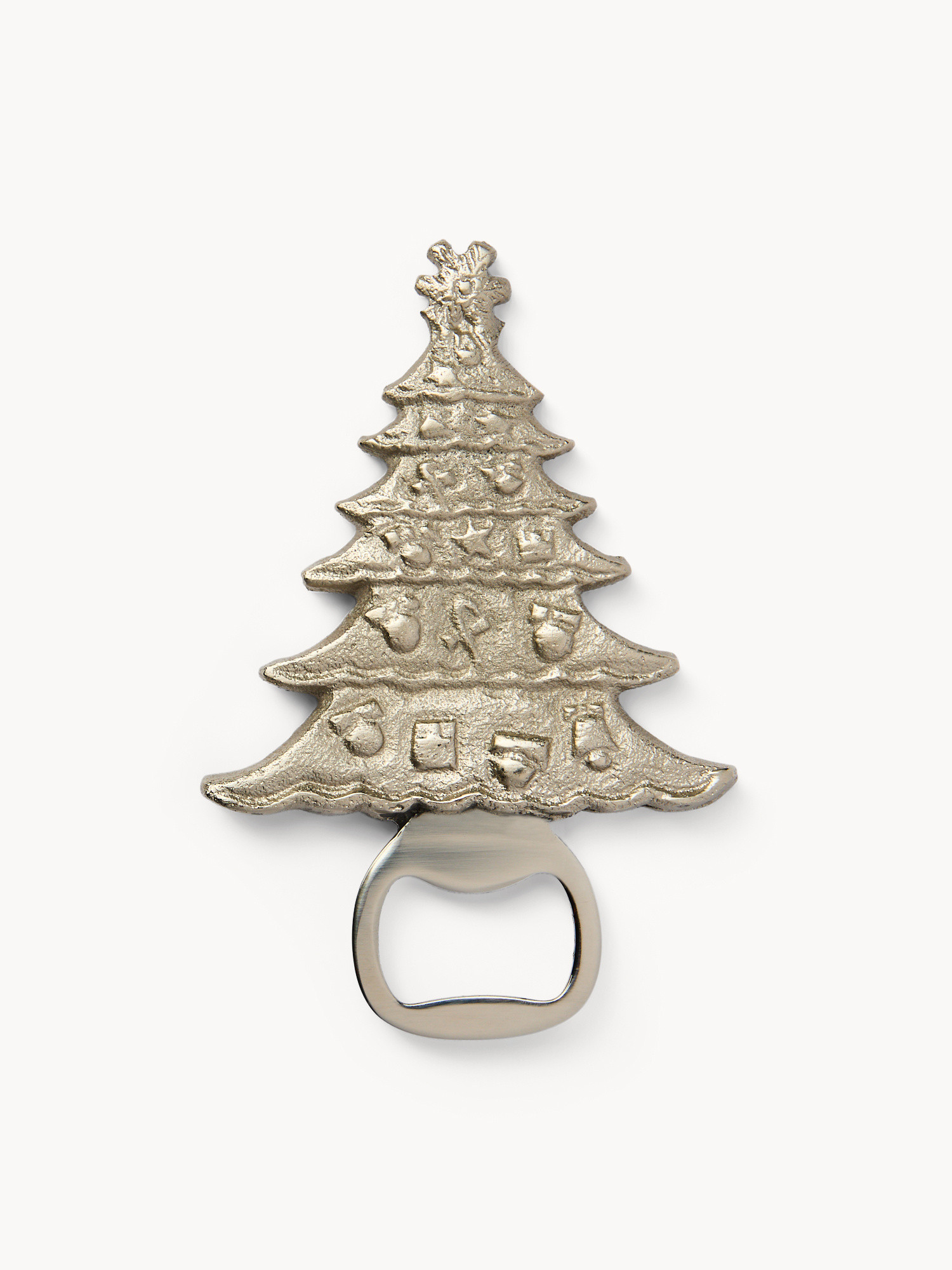 Apribottiglia ad albero in acciaio, Grigio argento, large image number 0