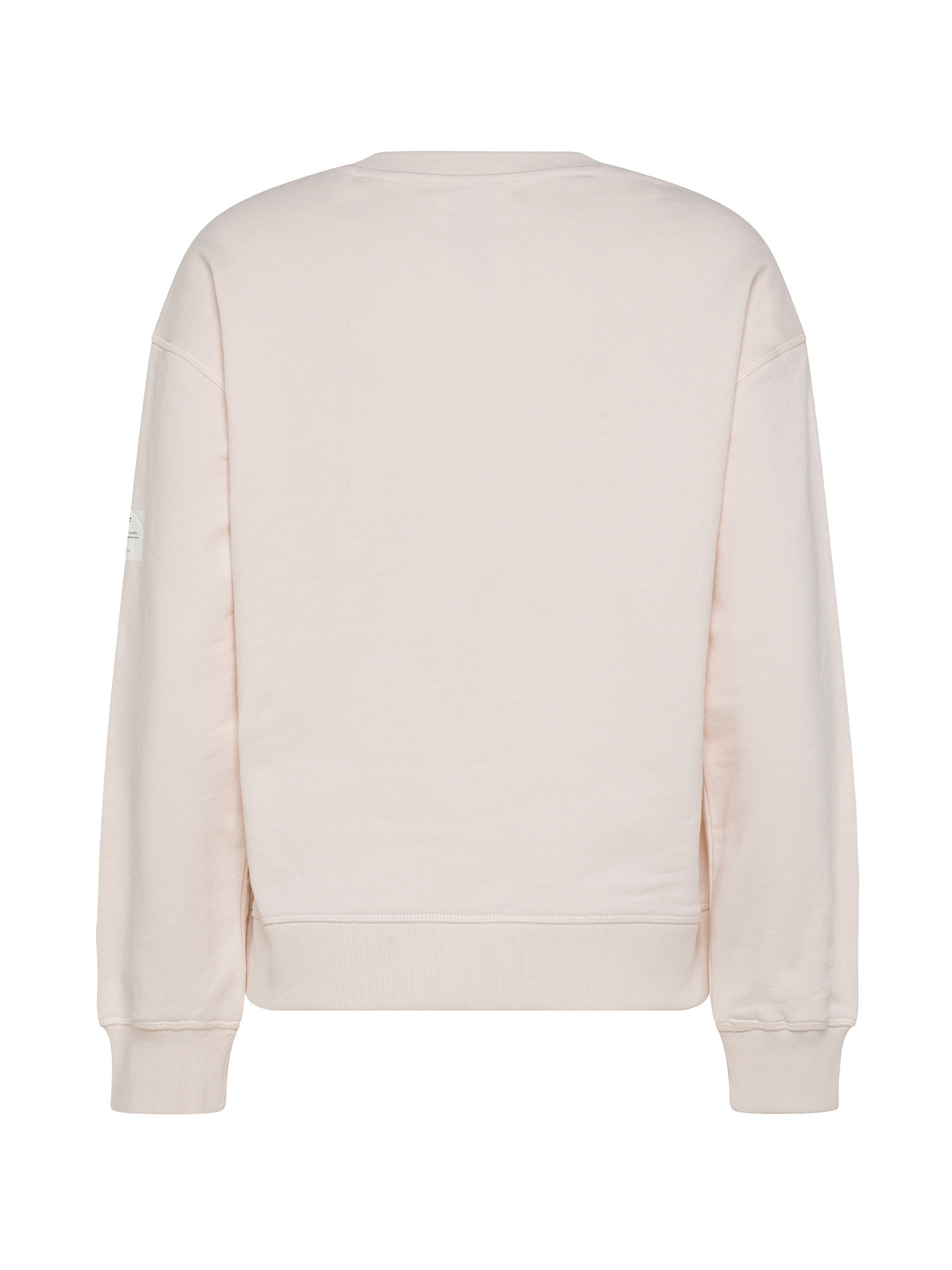 Ecoalf - Cagliari sweatshirt with writing, White Cream, large image number 1