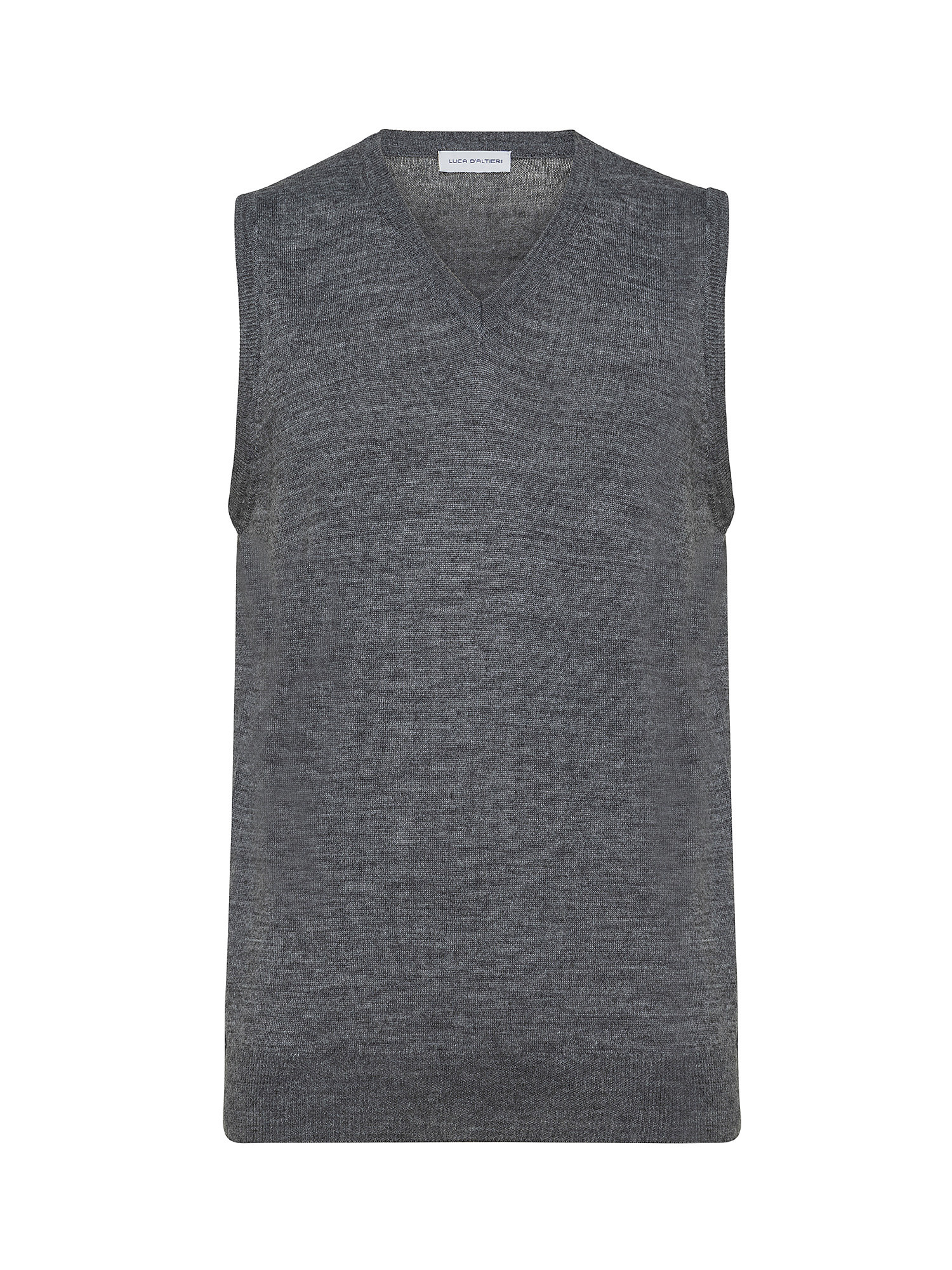 Merino Blend Vest - Machine washable, Grey, large image number 0