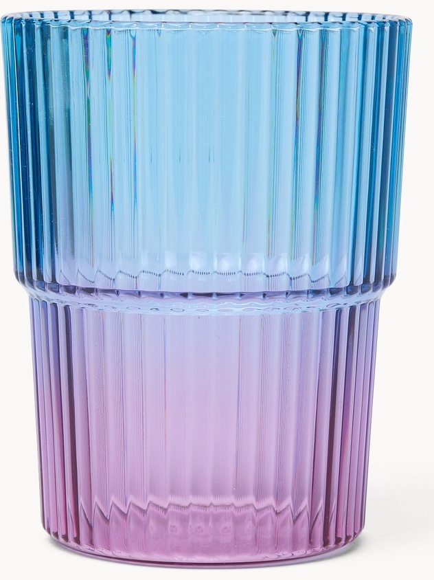 Shaded-effect water glass