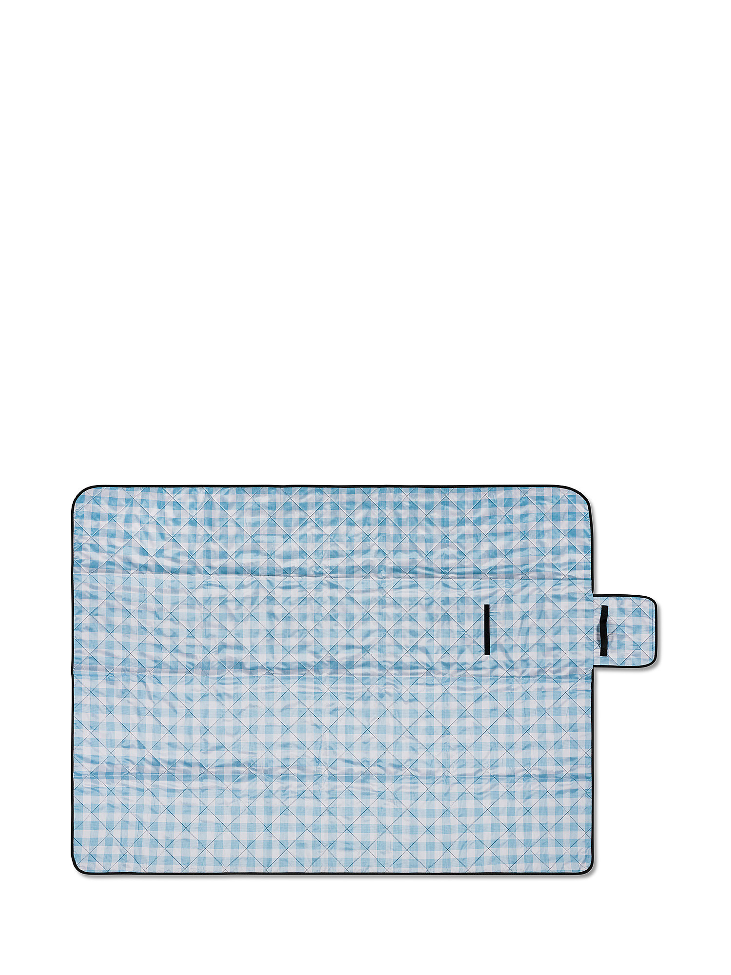 Coperta da picnic trapuntata, Azzurro, large image number 1