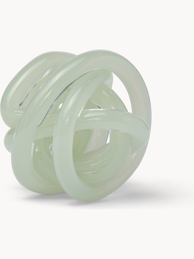 Nodo in vetro colore in pasta fatto a mano