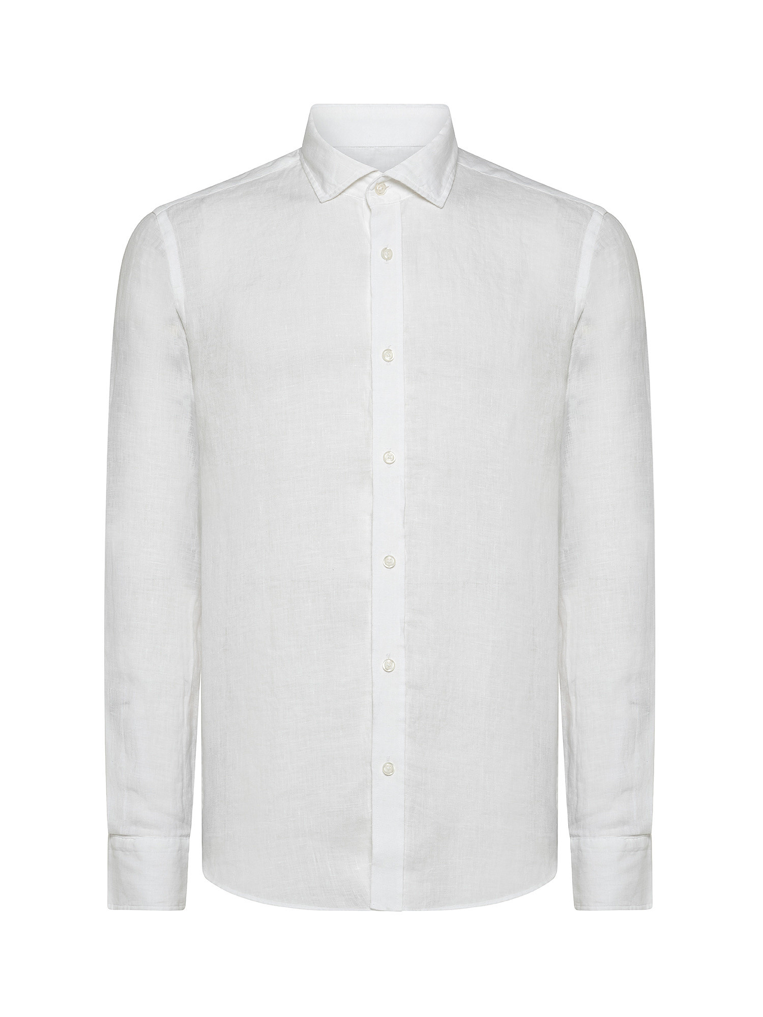 Linen shirt, White, large image number 0