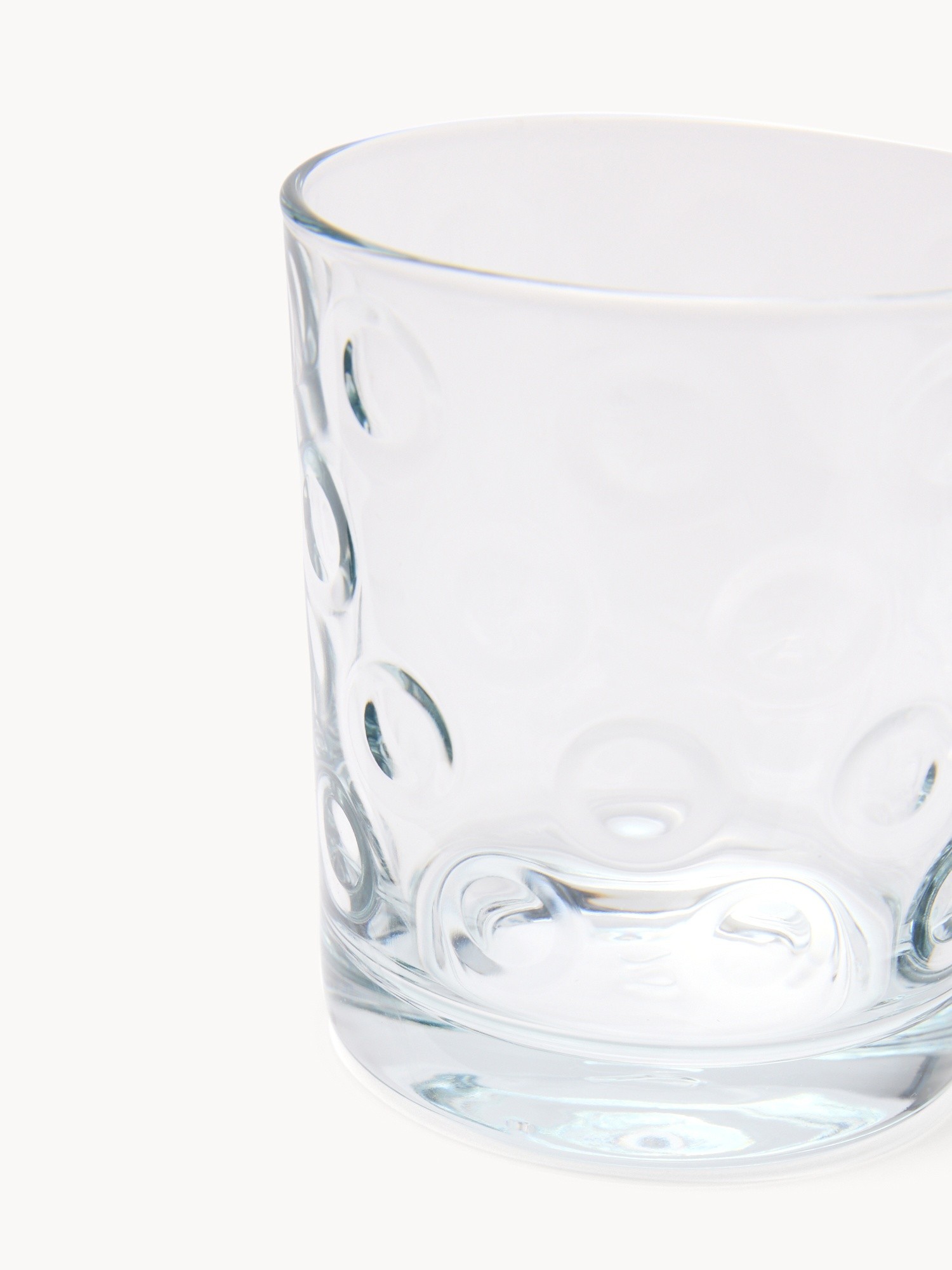 Set of 3 Rings Glass Tumblers - Introductory Price, Transparent, large image number 1