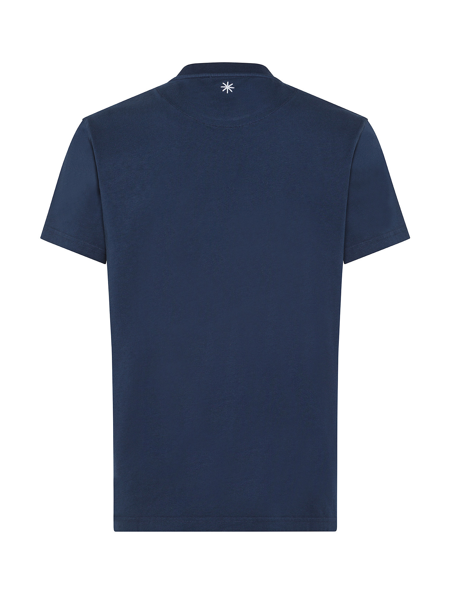 Manuel Ritz - T-shirt in cotone, Blu scuro, large image number 1