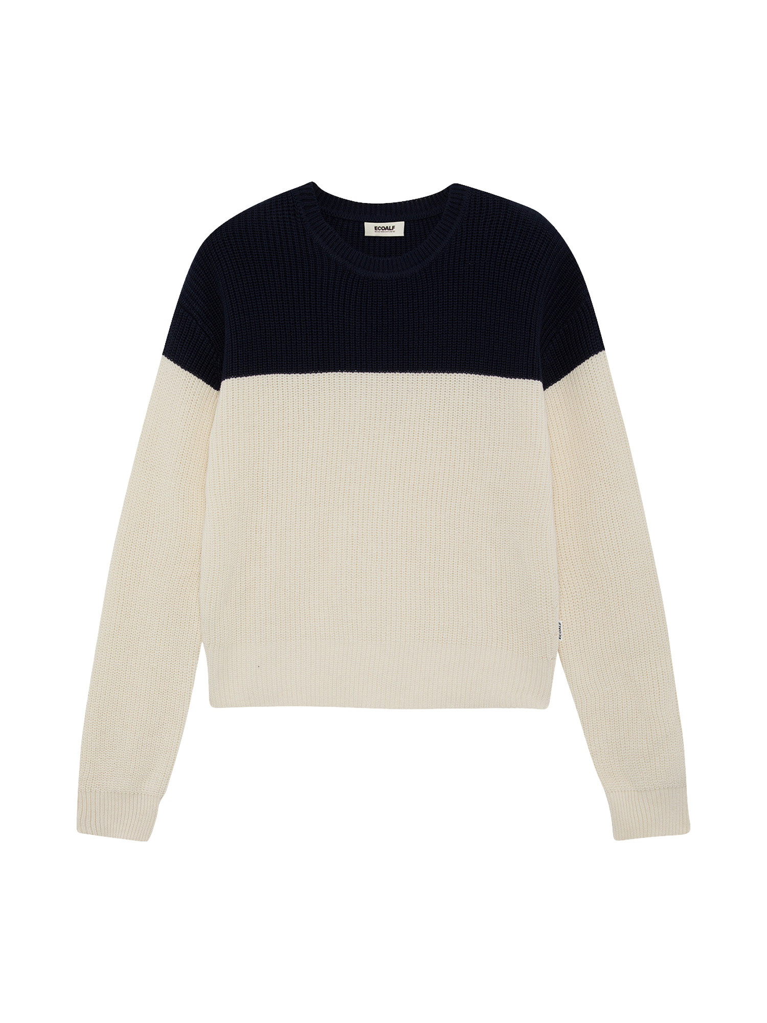 Ecoalf - Pullover in maglia Elm, Bianco, large image number 0