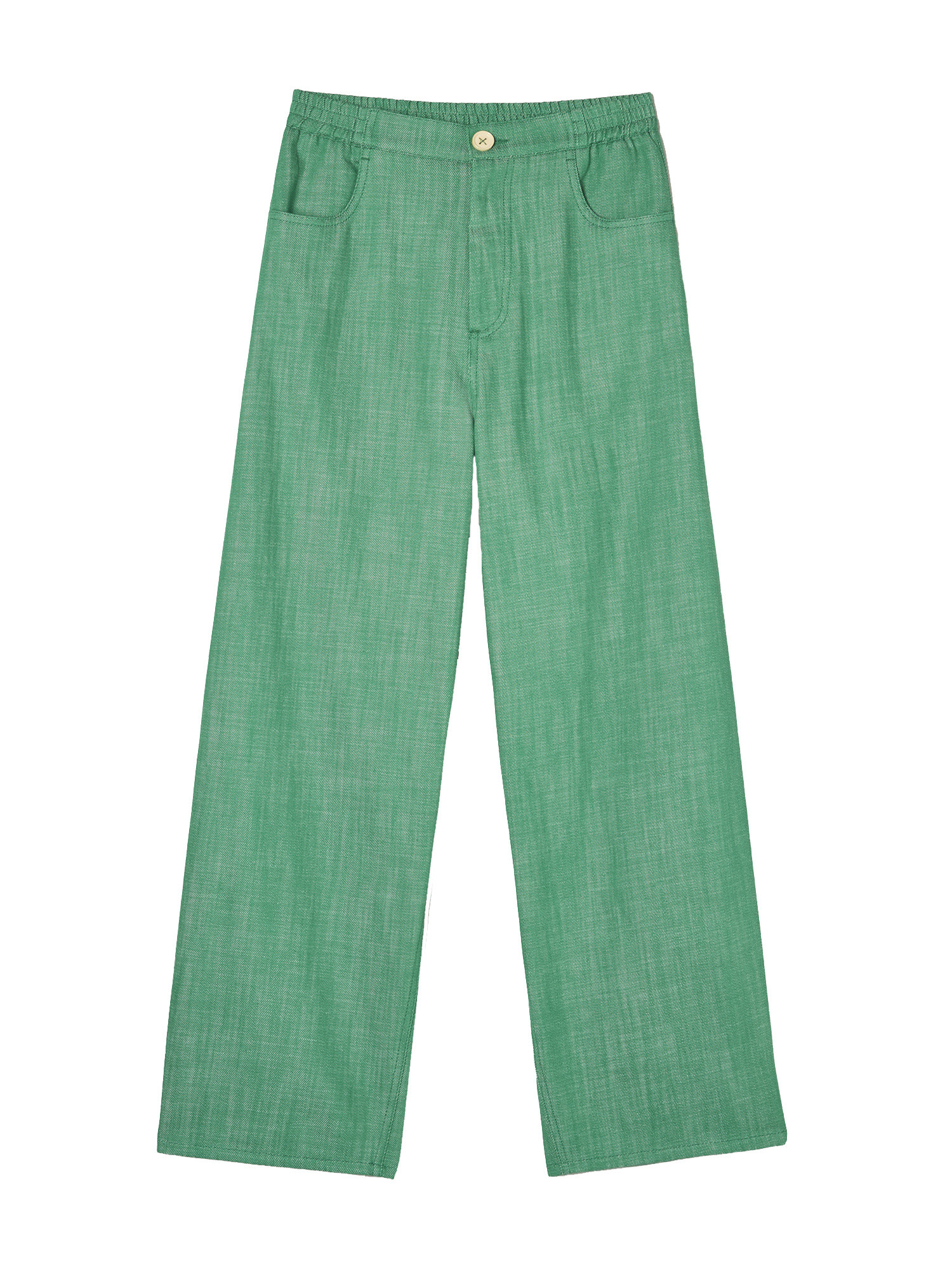 Attic and Barn - Cortina trousers in cotton, Green, large image number 0