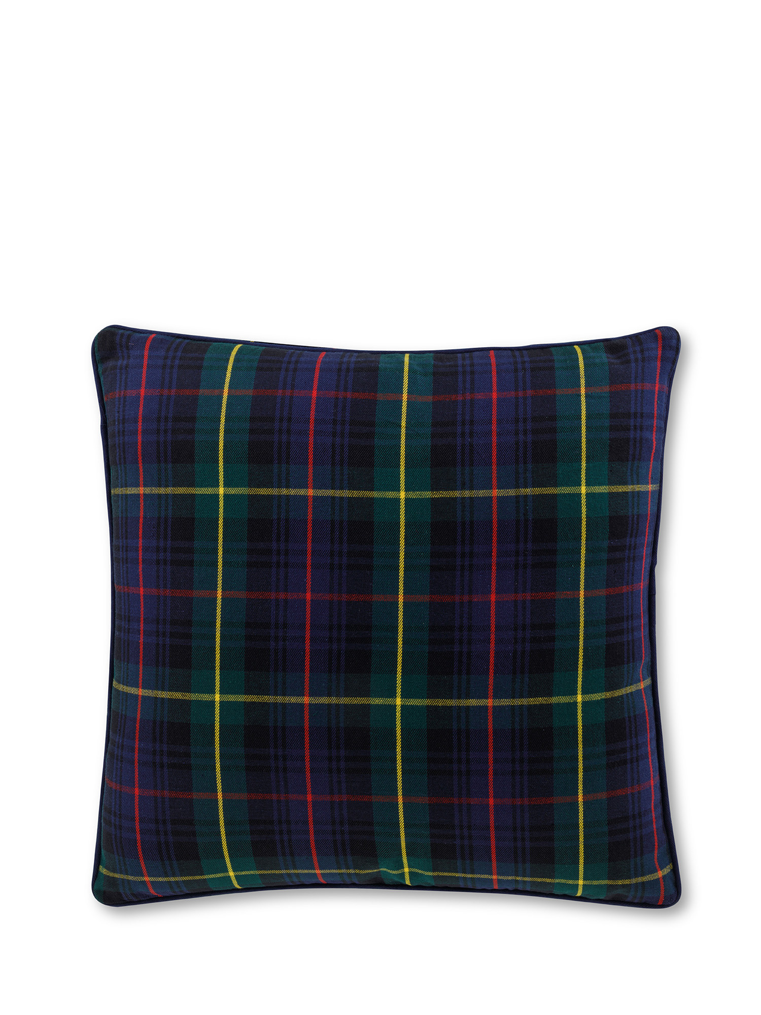 Tartan cushion 45x45cm, Dark Blue, large image number 1