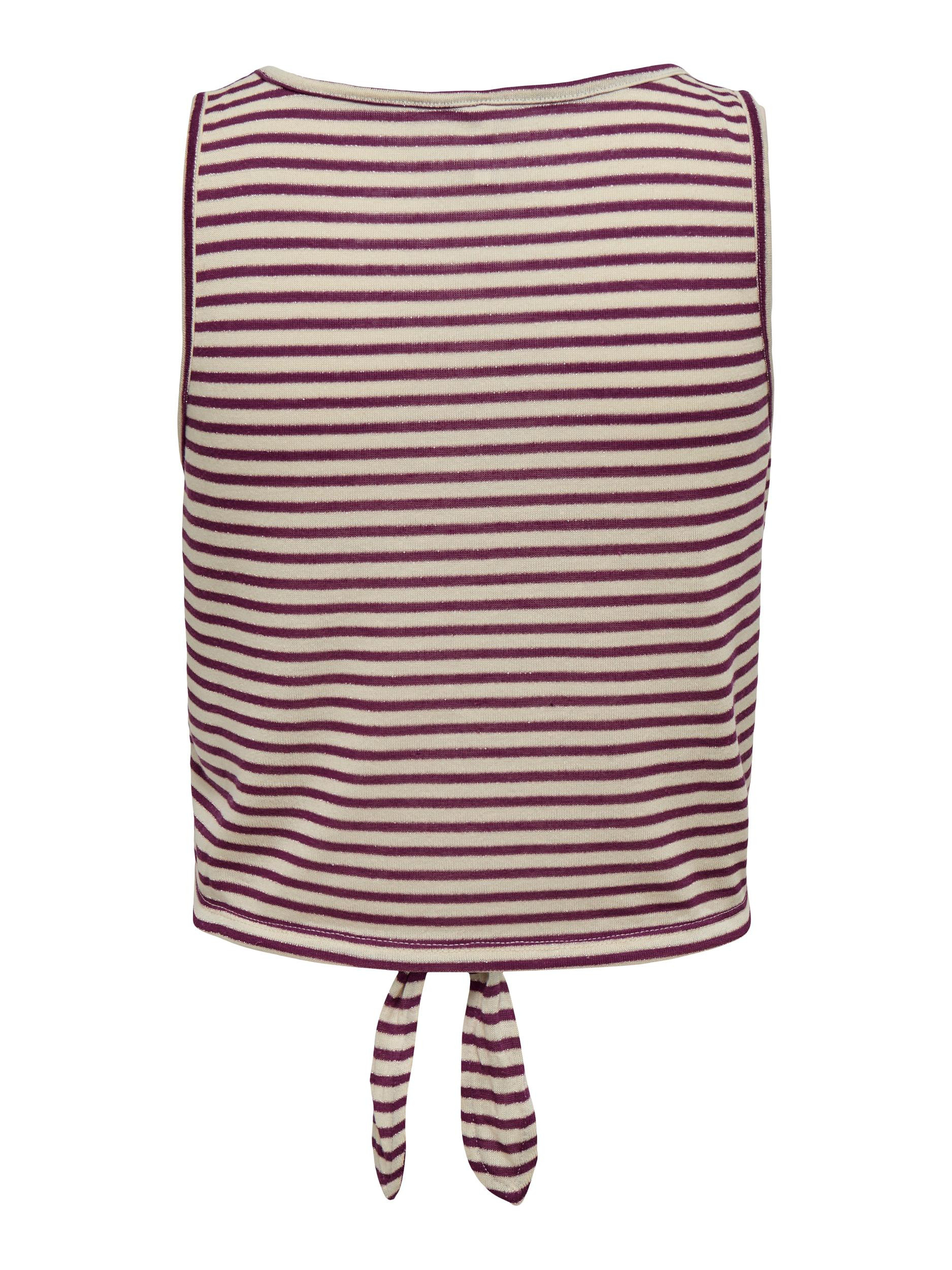 Only - Striped tank top, Dark Pink, large image number 1