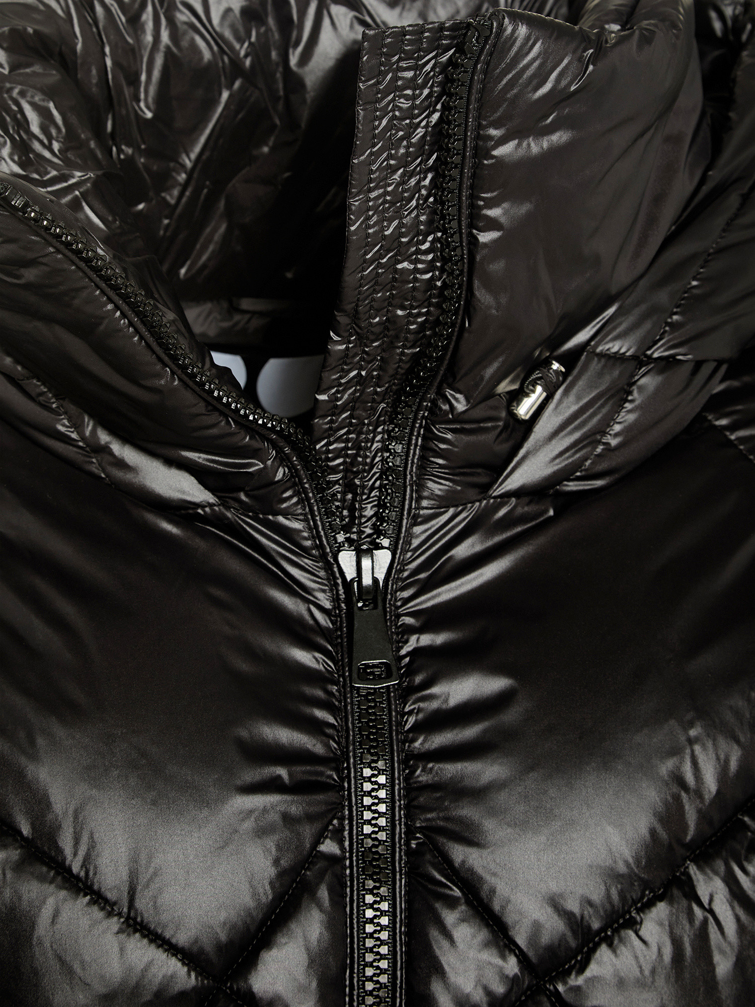 Oof Wear - Short oversized jacket with hood, Black, large image number 1