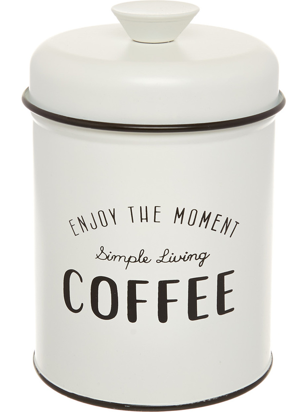 Enamelled iron Coffee tin
