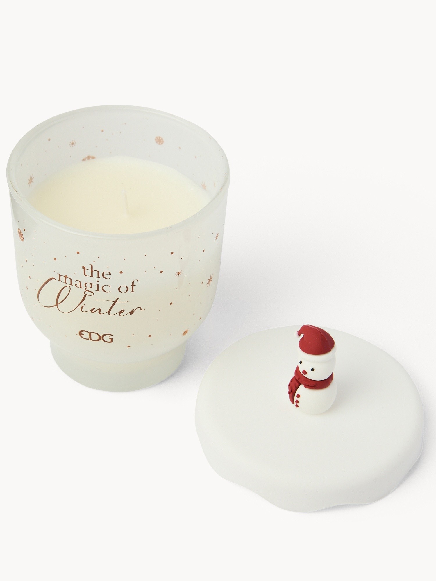 Candela profumata con tappo H14 - cotton, Rosso, large image number 1