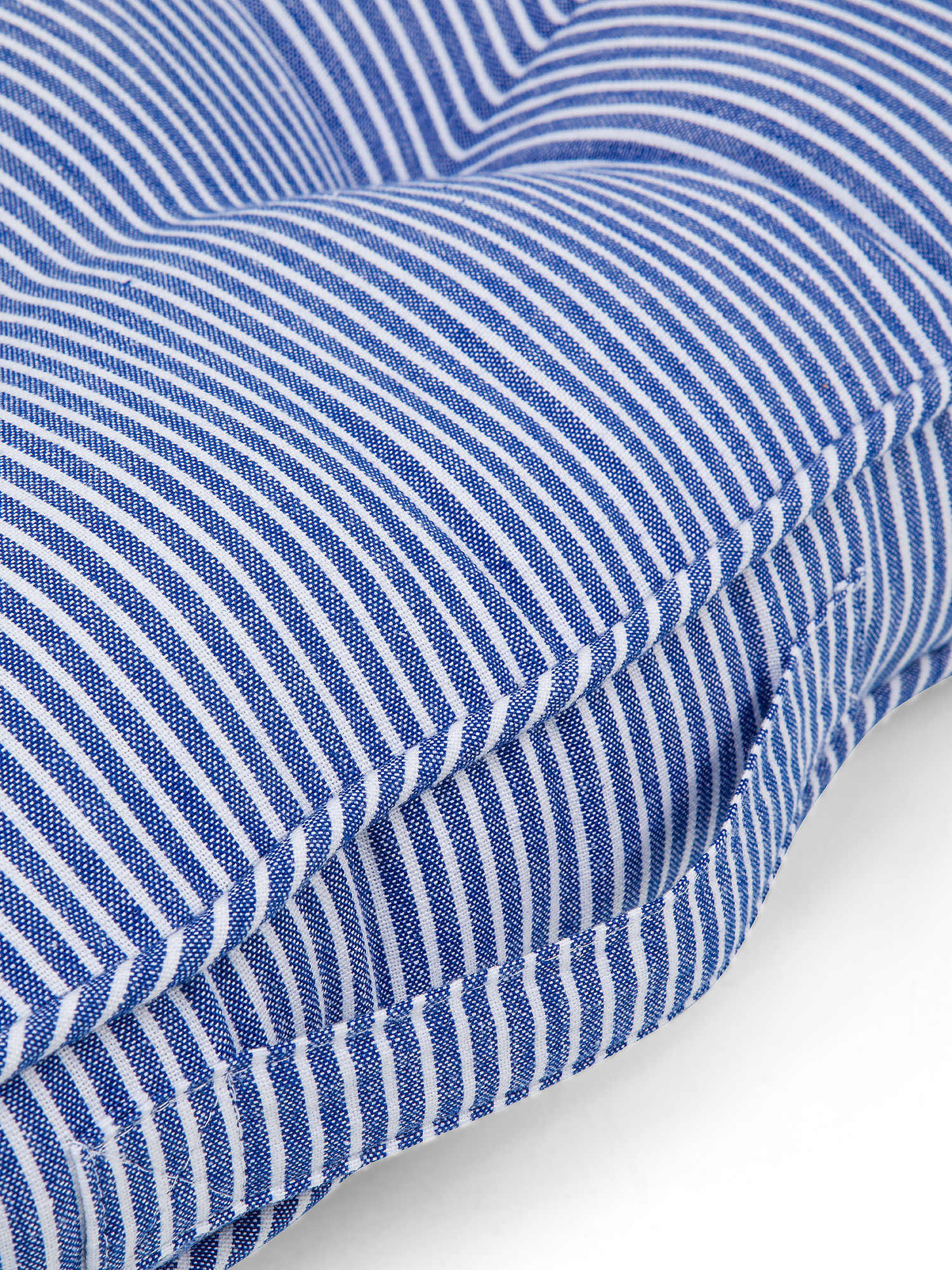 Mattress cushion 50x 50 cm, White / Blue, large image number 2