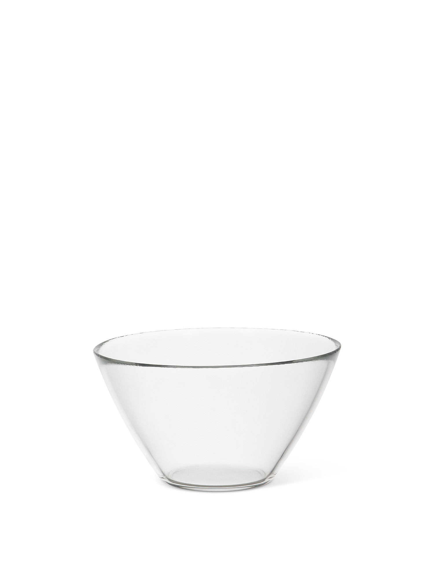Transparent glass cup, Transparent, large image number 0