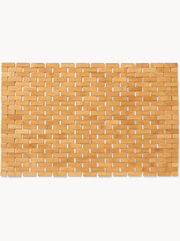Bamboo bath mat