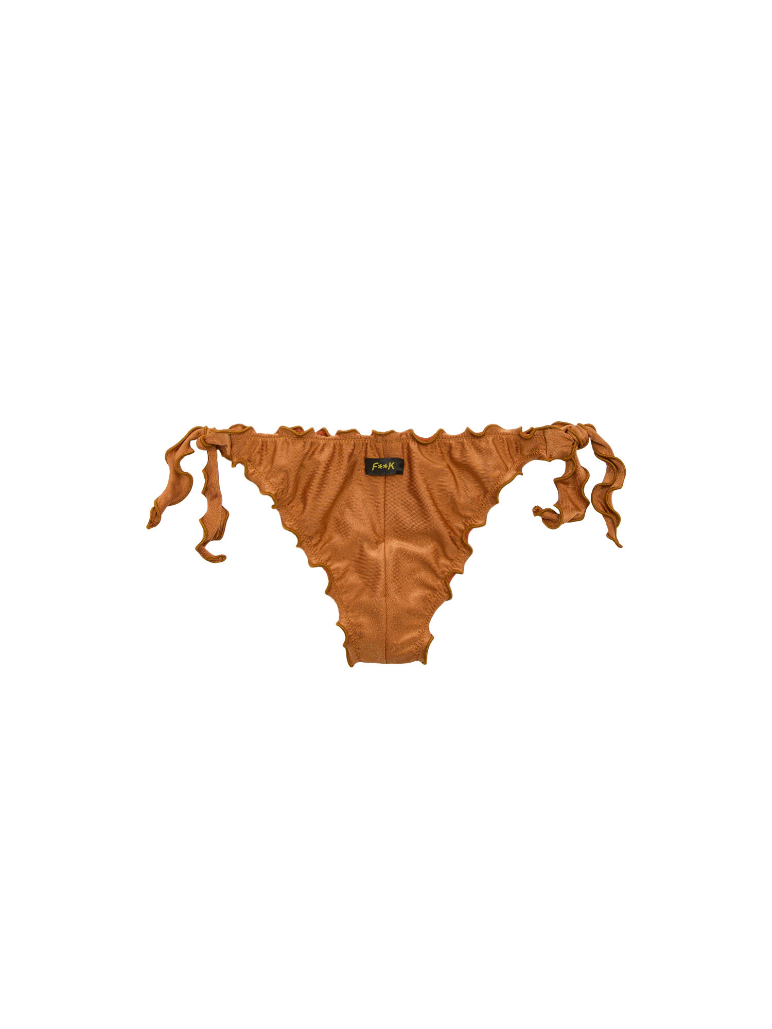 F**K - Brazilian slip with knots, Copper Brown, large image number 1