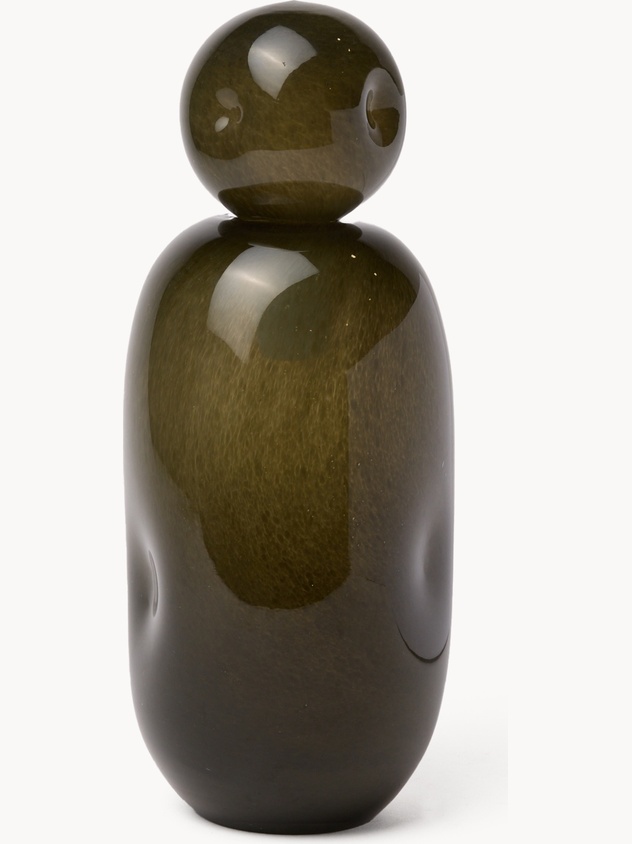 Decorative glass bottle