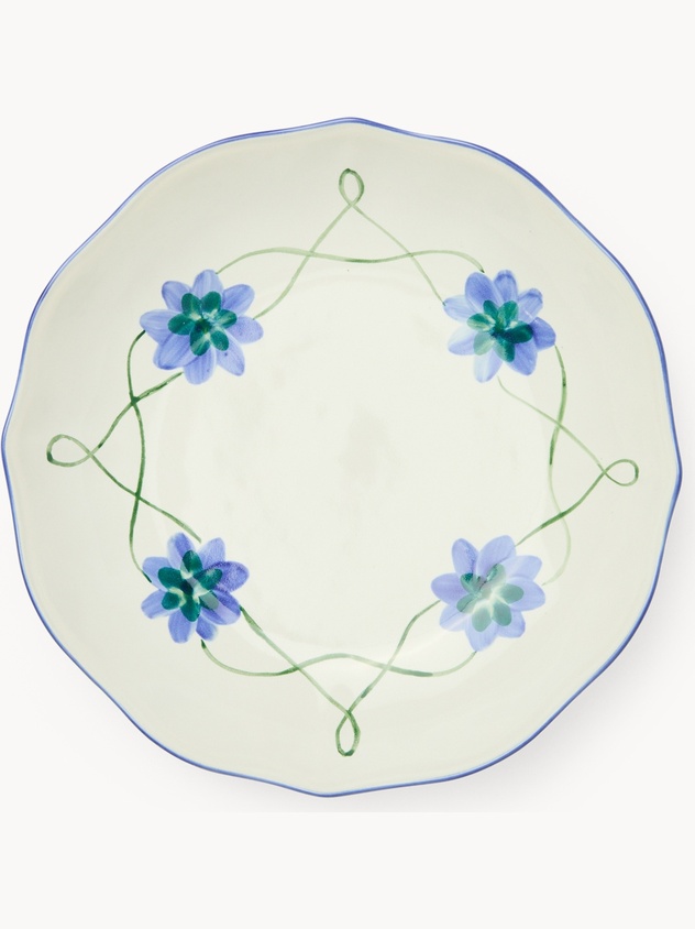 Antoinette ceramic soup plate