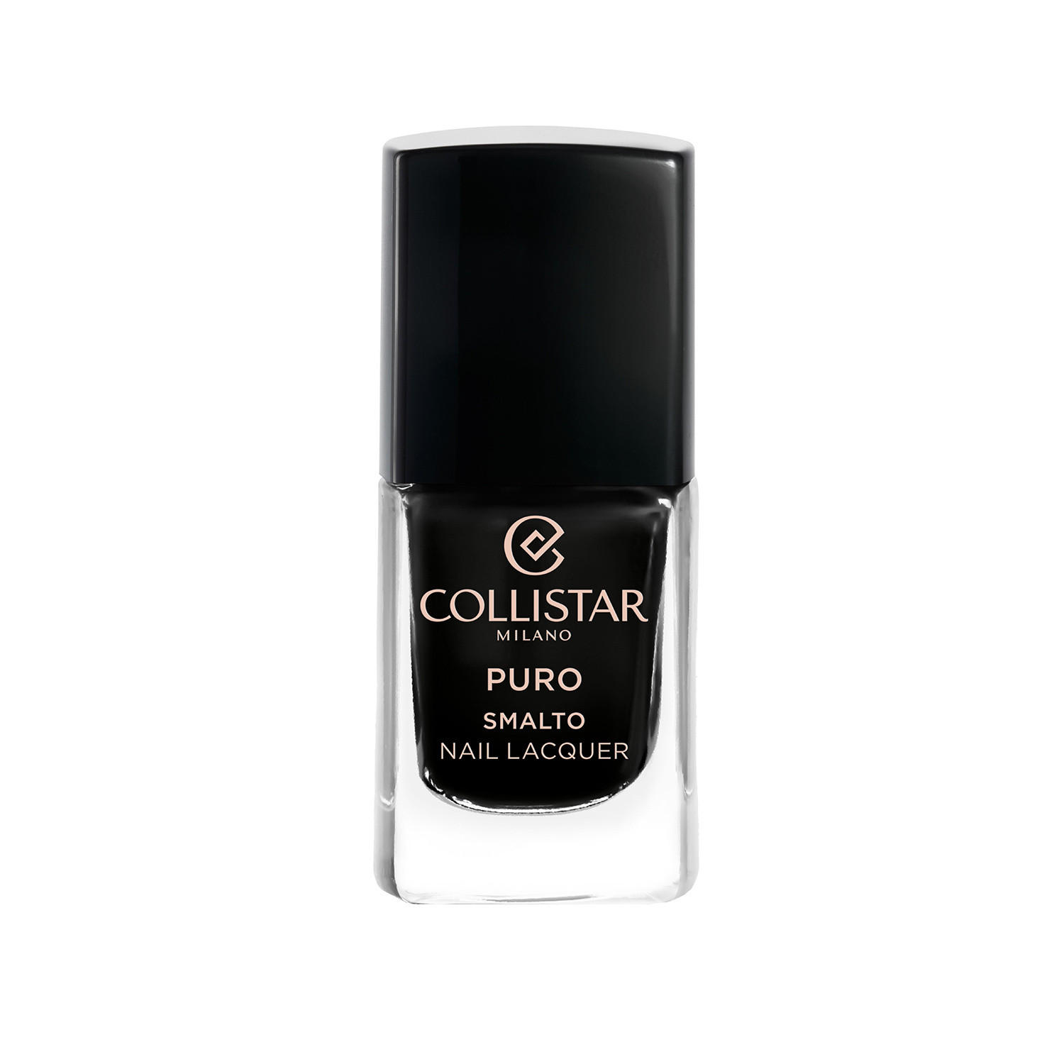 Collistar - Pure long lasting nail polish - 313 Intense Black, Black, large image number 0