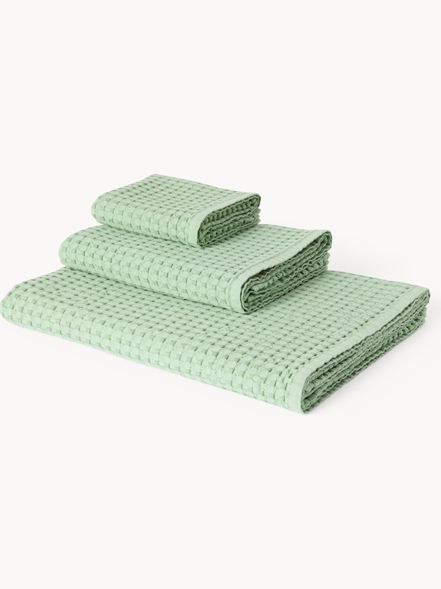 Honeycomb cotton towel