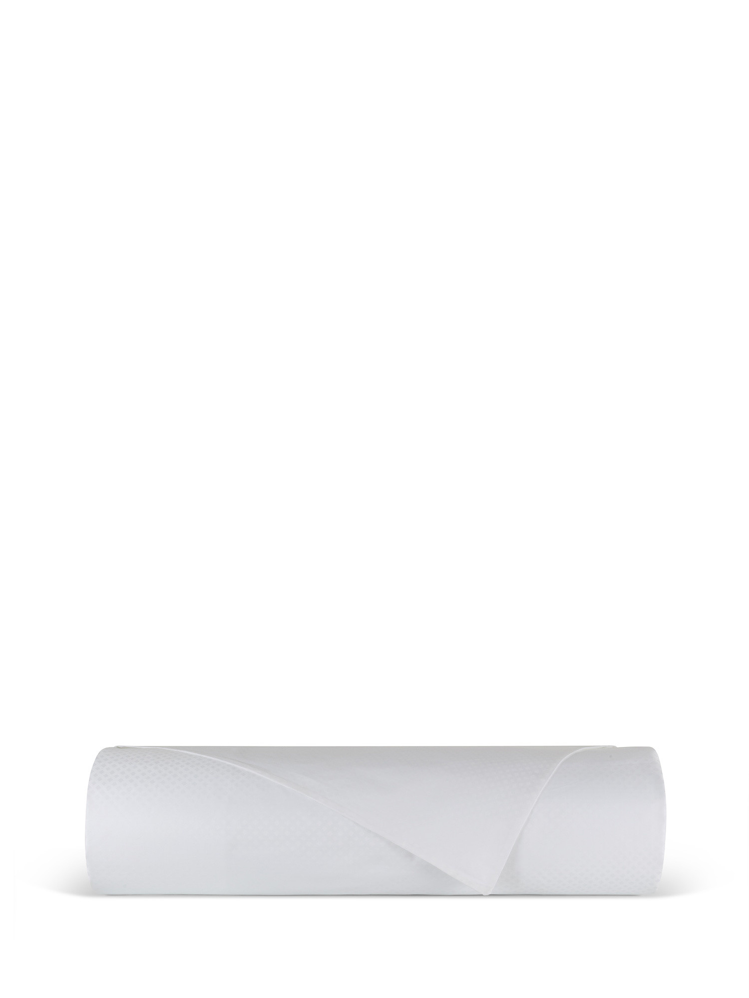 Portofino duvet cover in 100% cotton percale jacquard, White, large image number 1