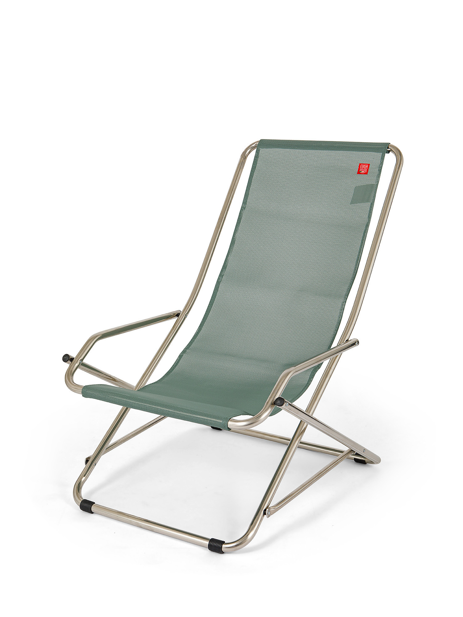 Fiam - Dondolina outdoor rocking armchair, Sage Green, large image number 0