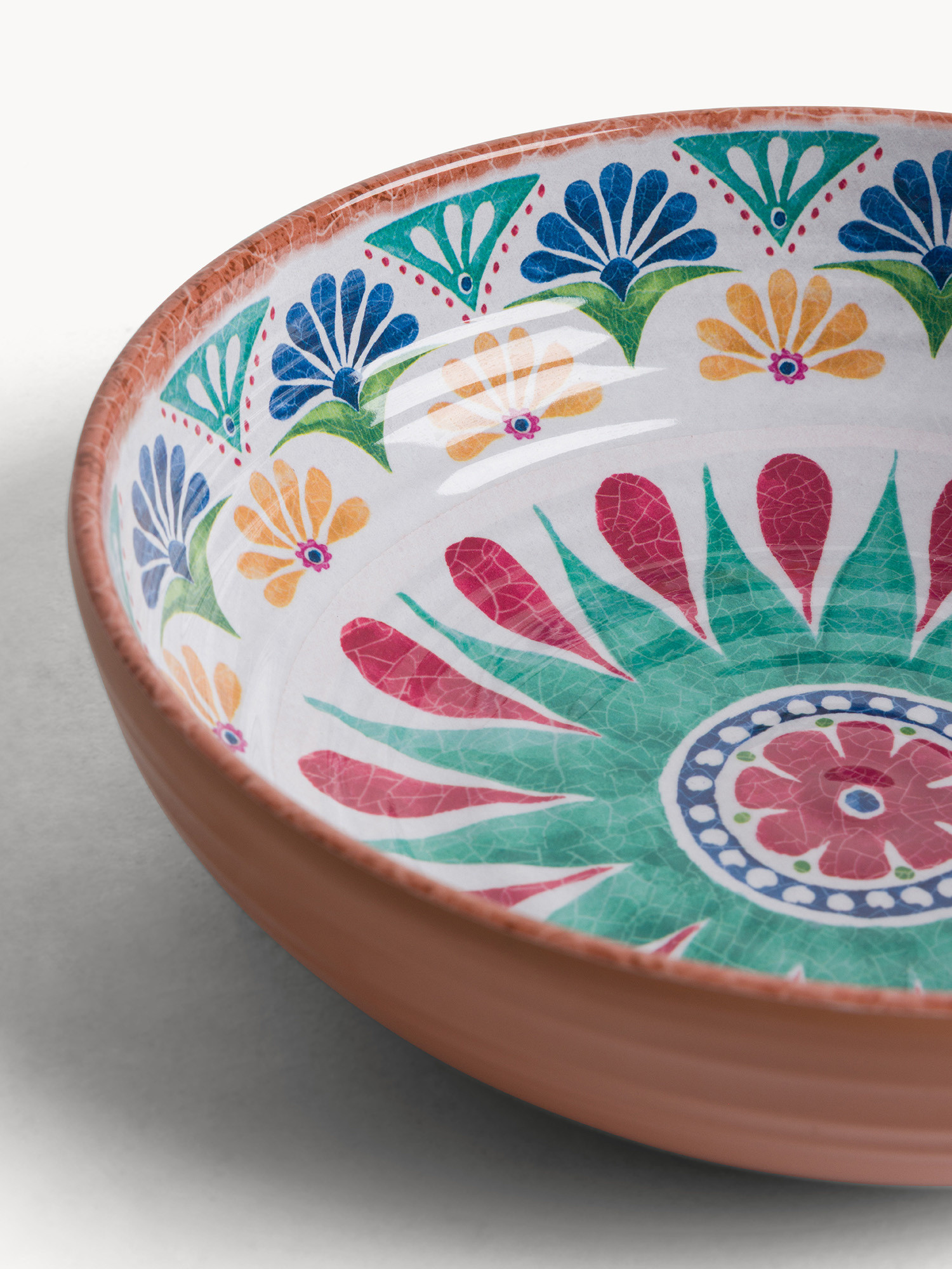 Piatto fondo in melammina Artisan, Multicolor, large image number 1