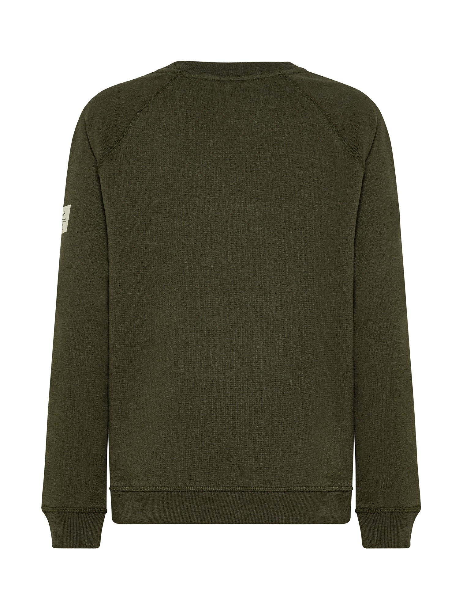 Ecoalf - Sirah sweatshirt with print, Dark Green, large image number 1