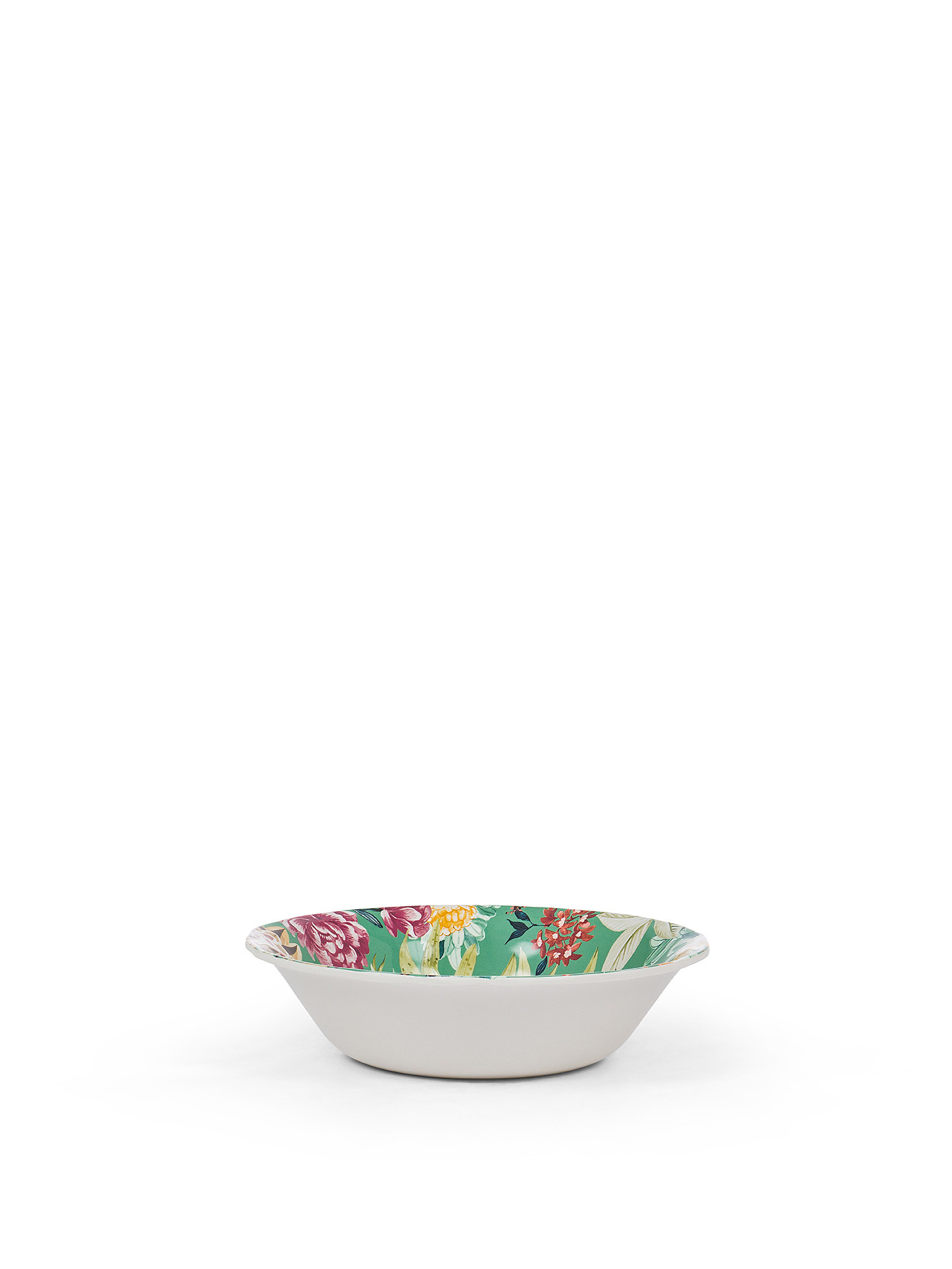 Melamine deep plate with flowers, Multicolor, large image number 0