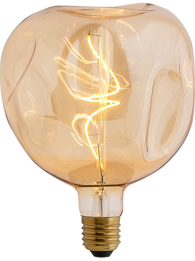 LEDbyLED Amber Bumped bulb