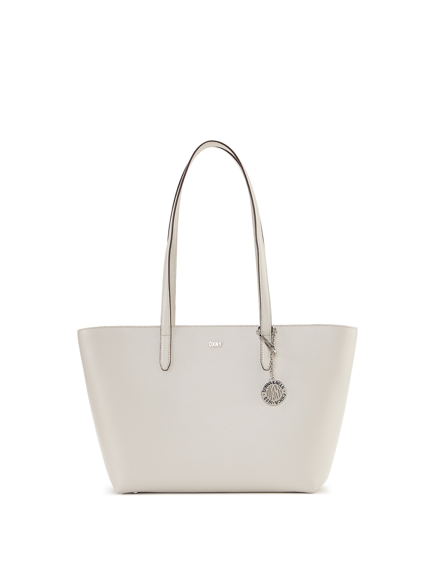 Dkny - Tote bag with removable accessory, White, large image number 0