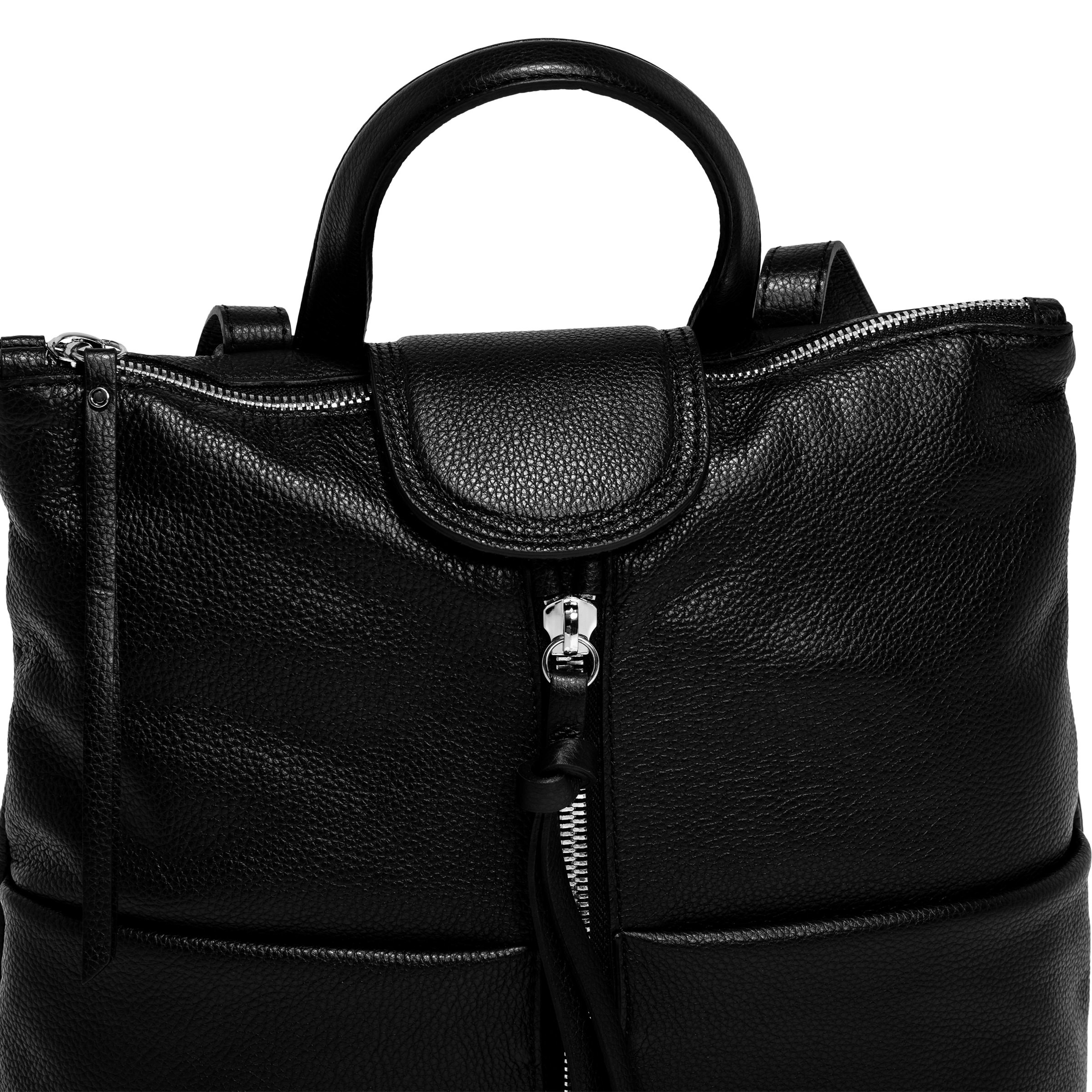 Gianni Chiarini - Jade leather backpack, Black, large image number 3