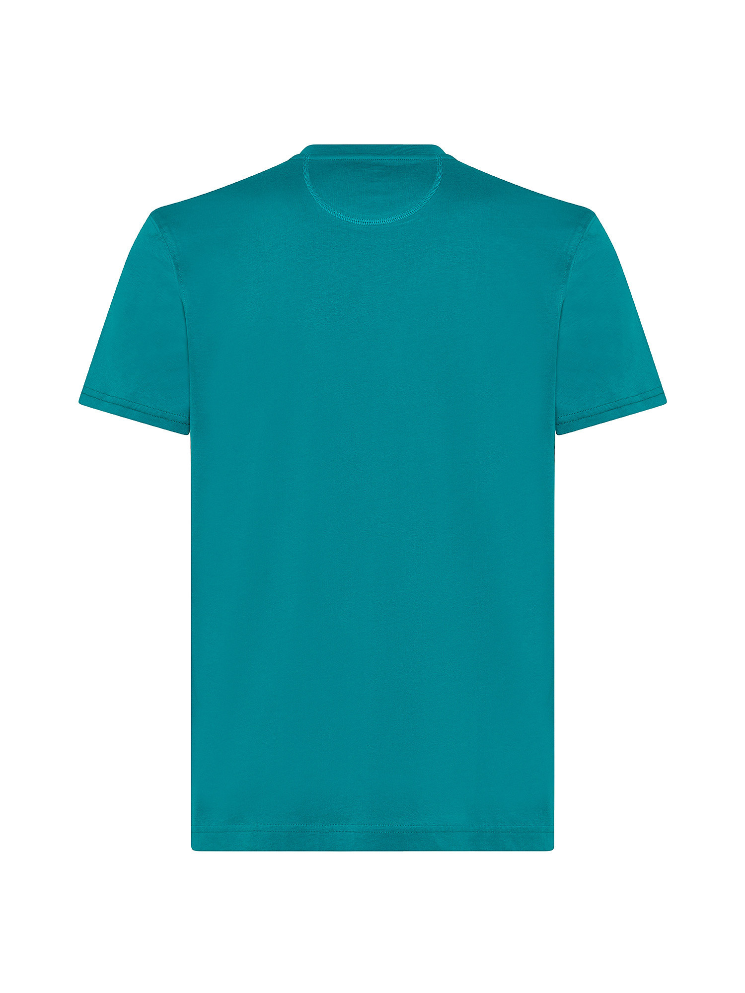 La Martina - Short-sleeved T-shirt in jersey cotton, Green, large image number 1